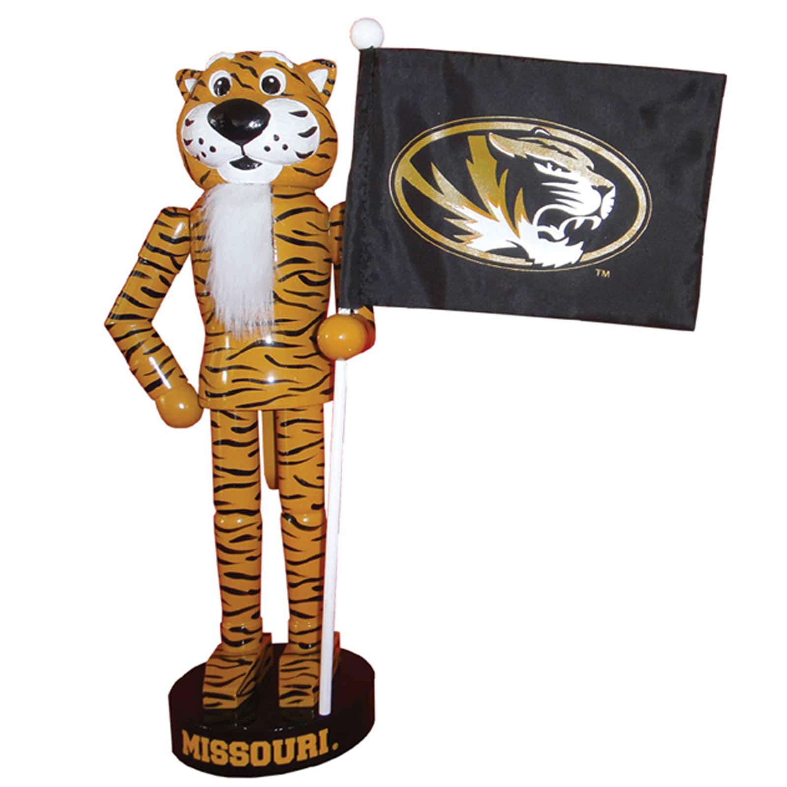Santa's Workshop 12" Missouri Mascot & Flag Nutcracker