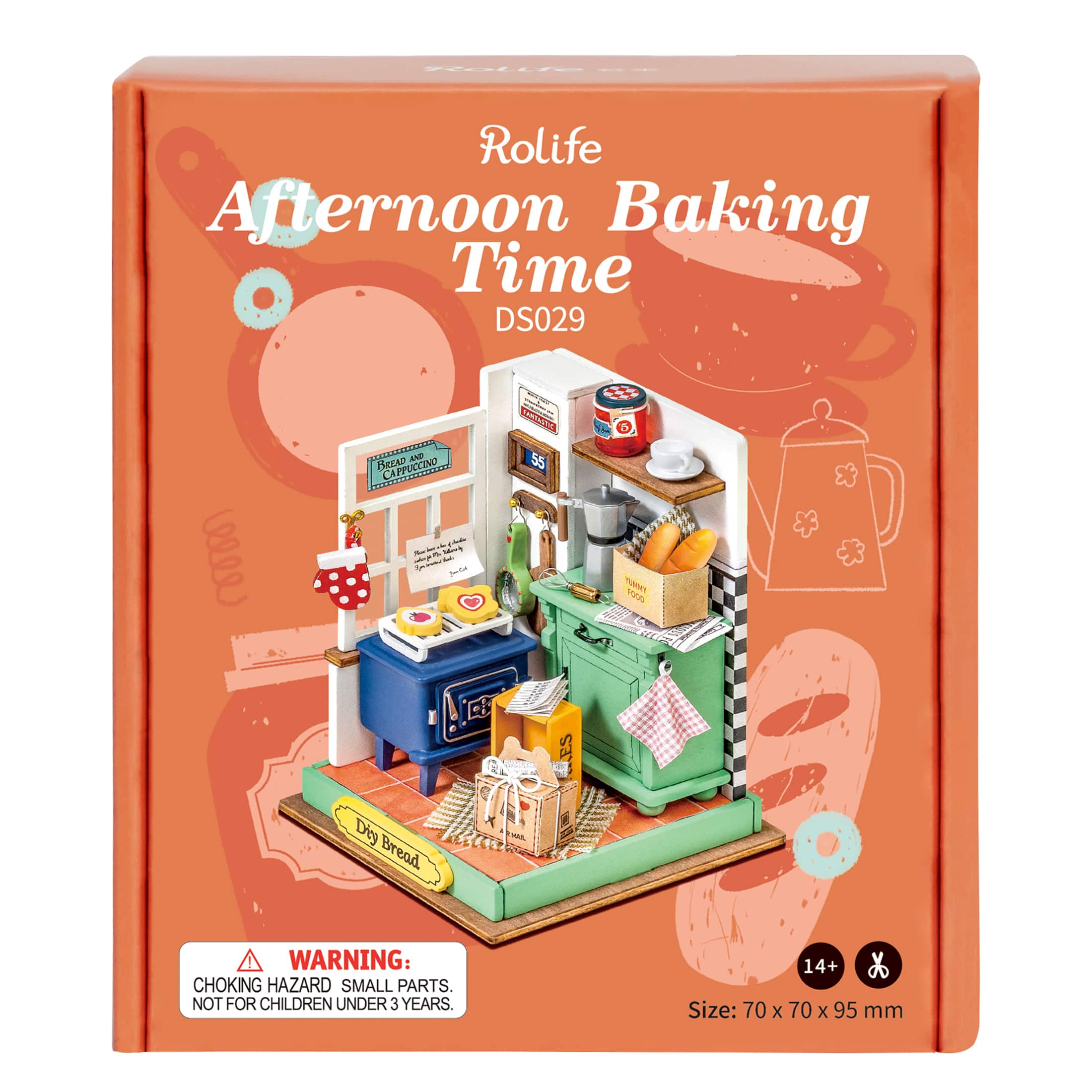Rolife Afternoon Baking Time DIY Miniature Kit
