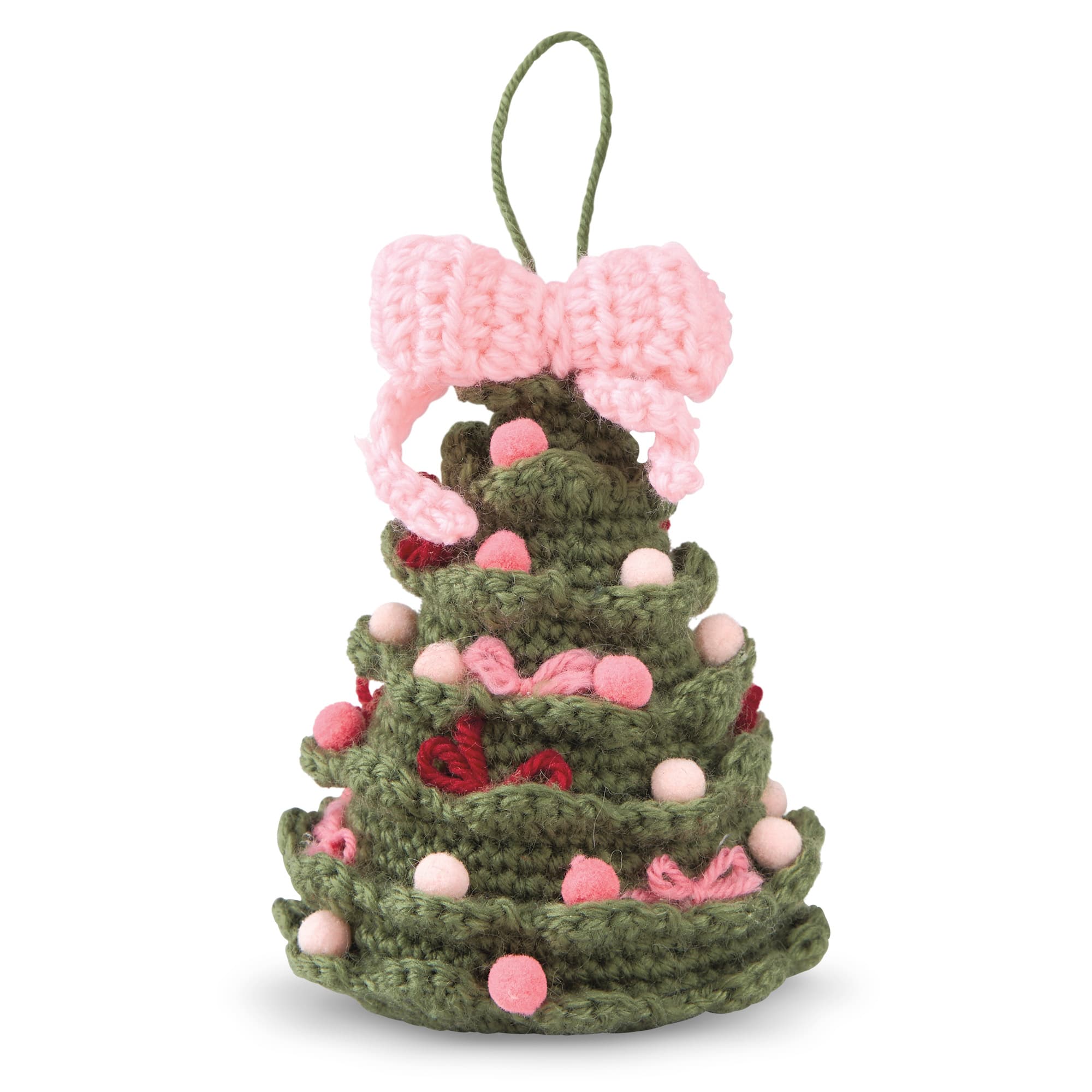 Intermediate Christmas Tree Amigurumi Crochet Ornament Kit by Loops &#x26; Threads&#xAE;