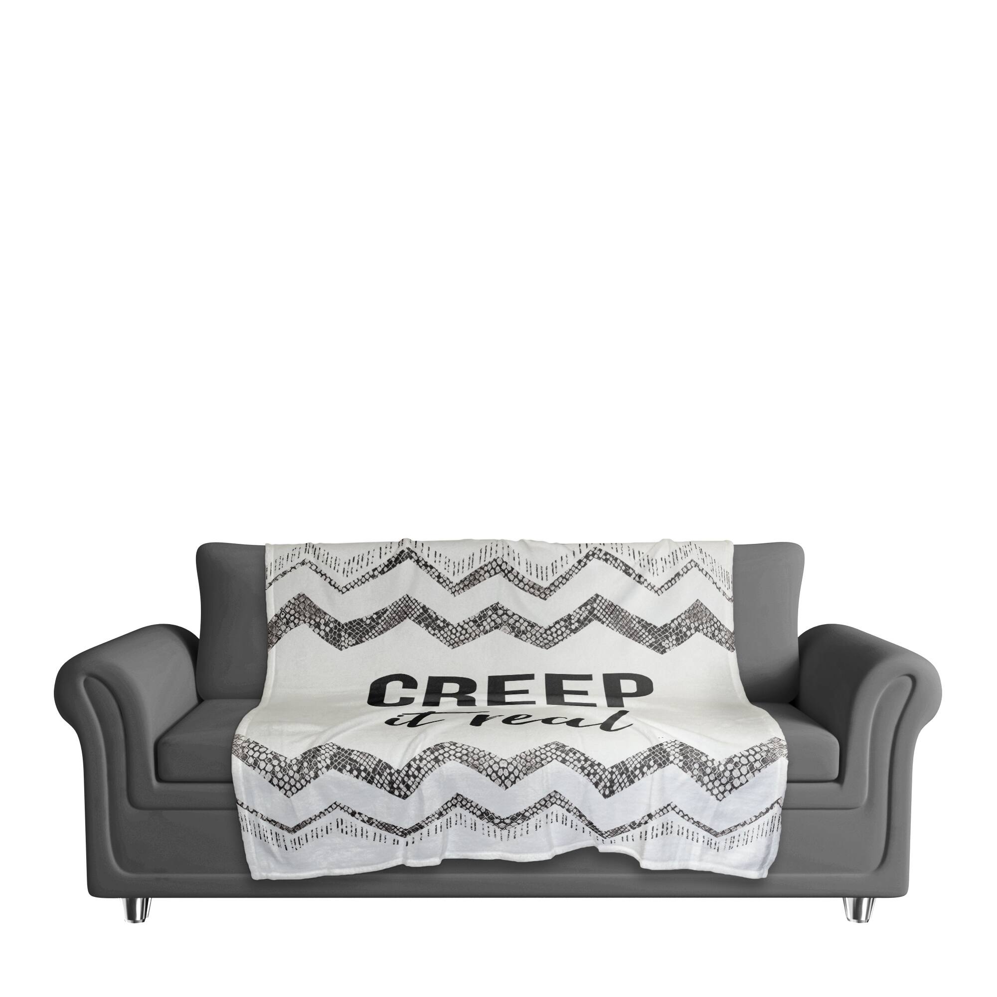 Creep It Real Fleece Throw