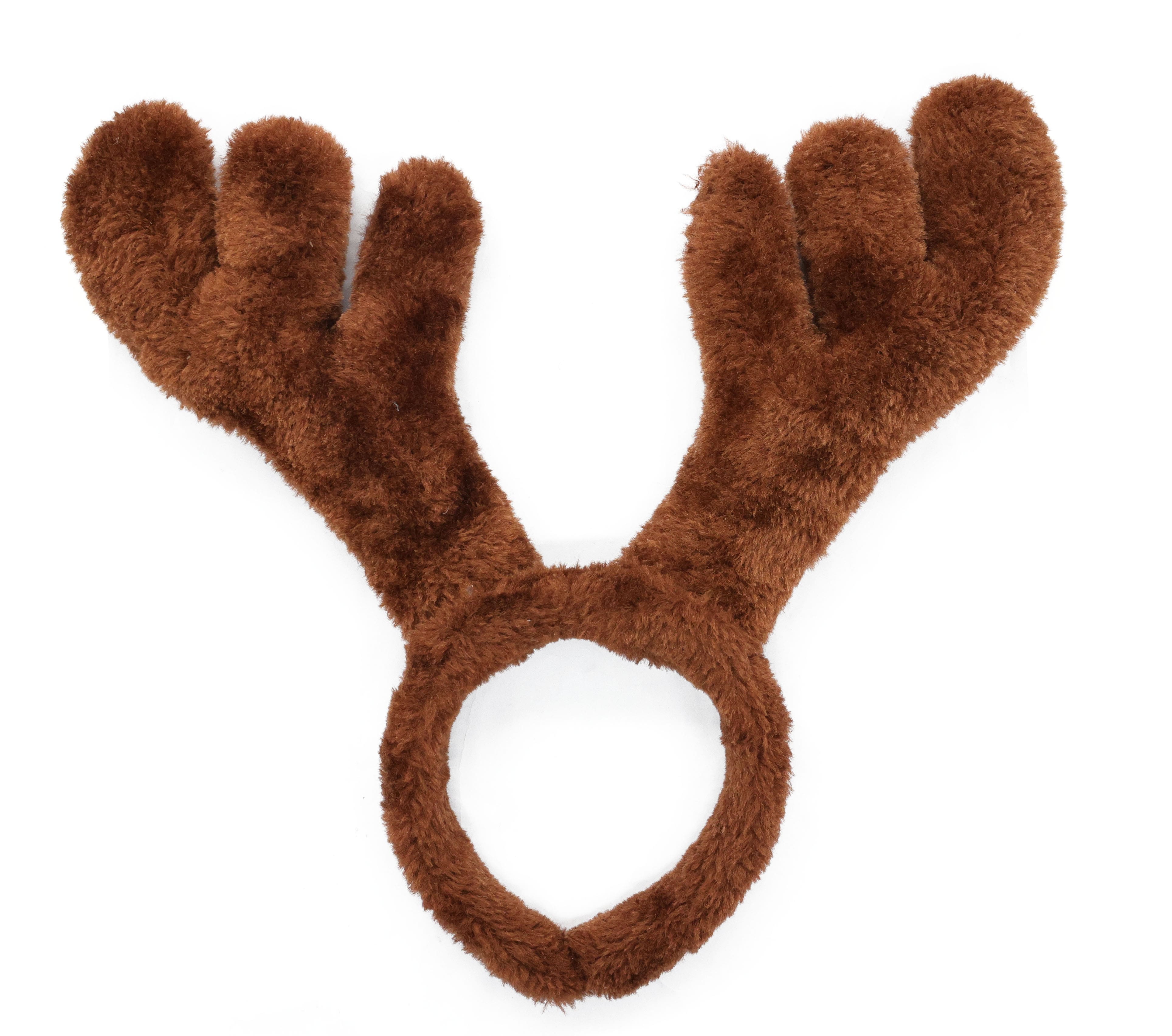 Fuzzy Brown Reindeer Antlers Headband by Celebrate It&#x2122;