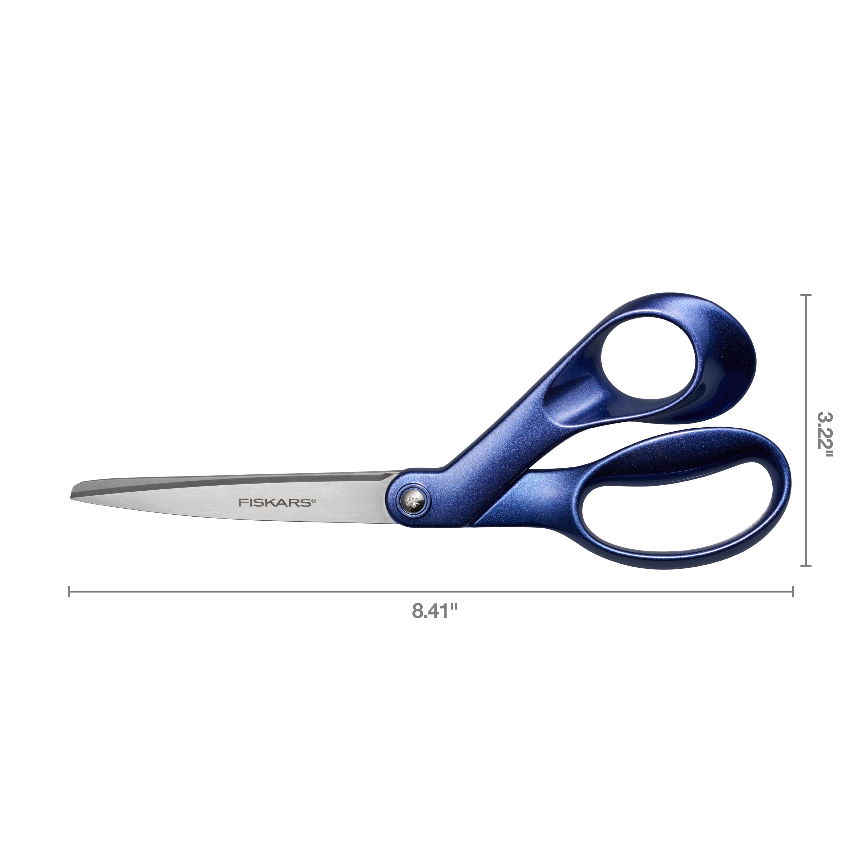 Fiskars&#xAE; Explore 8&#x22; Blue Expanse Metallic Scissors