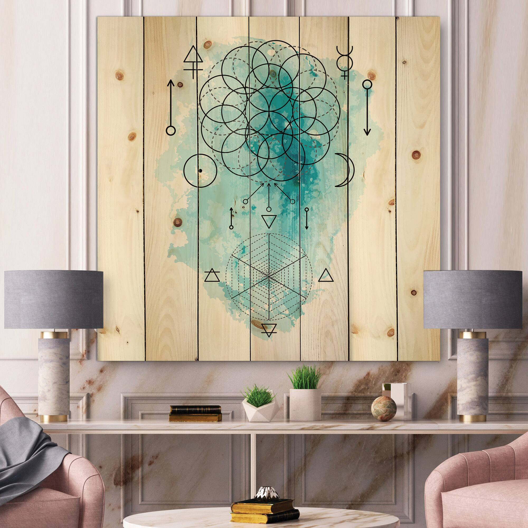 Designart - Symbol of Alchemy and Sacred Geometry I