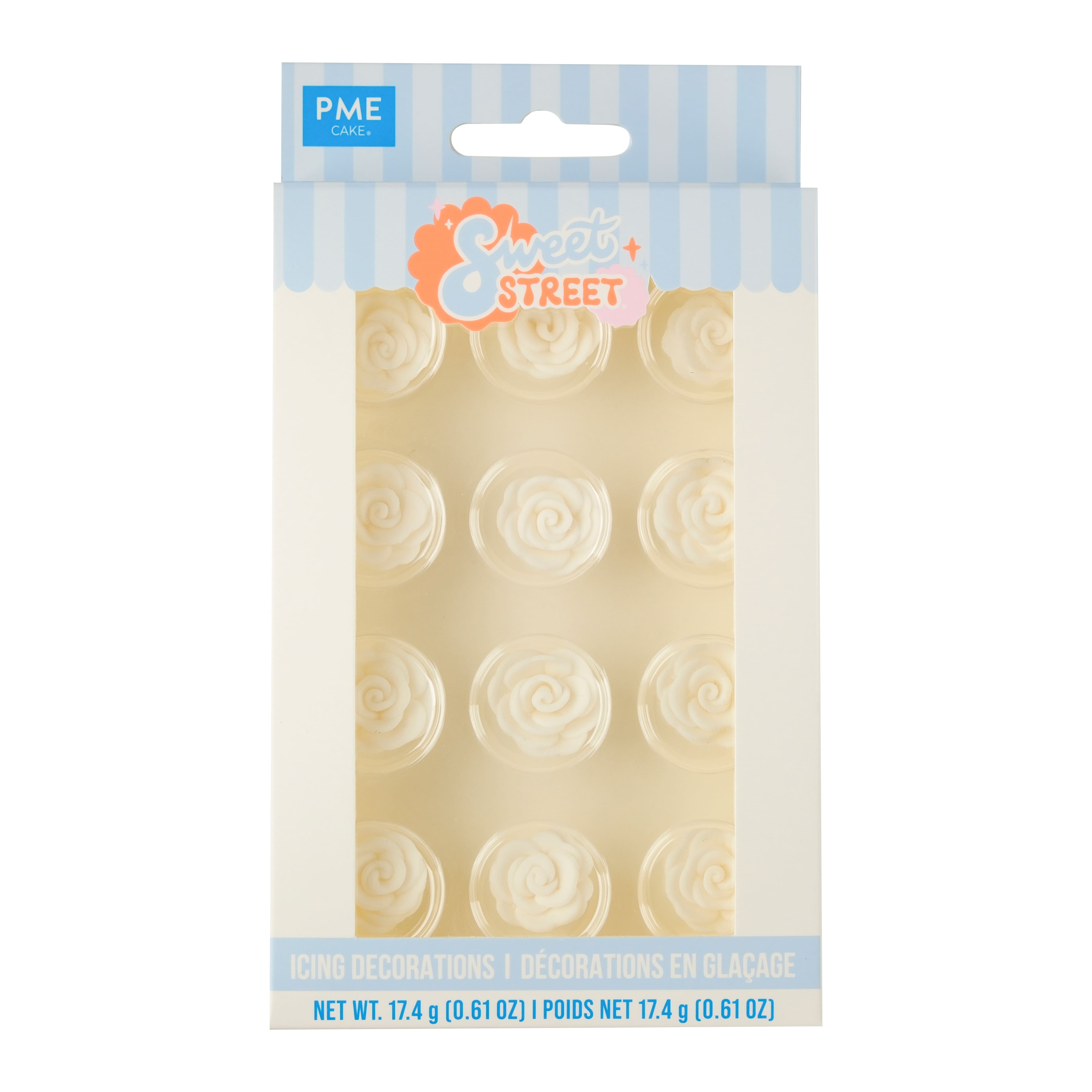 PME Cake Sweet Street&#xAE; Rose Icing Decorations, 12ct.