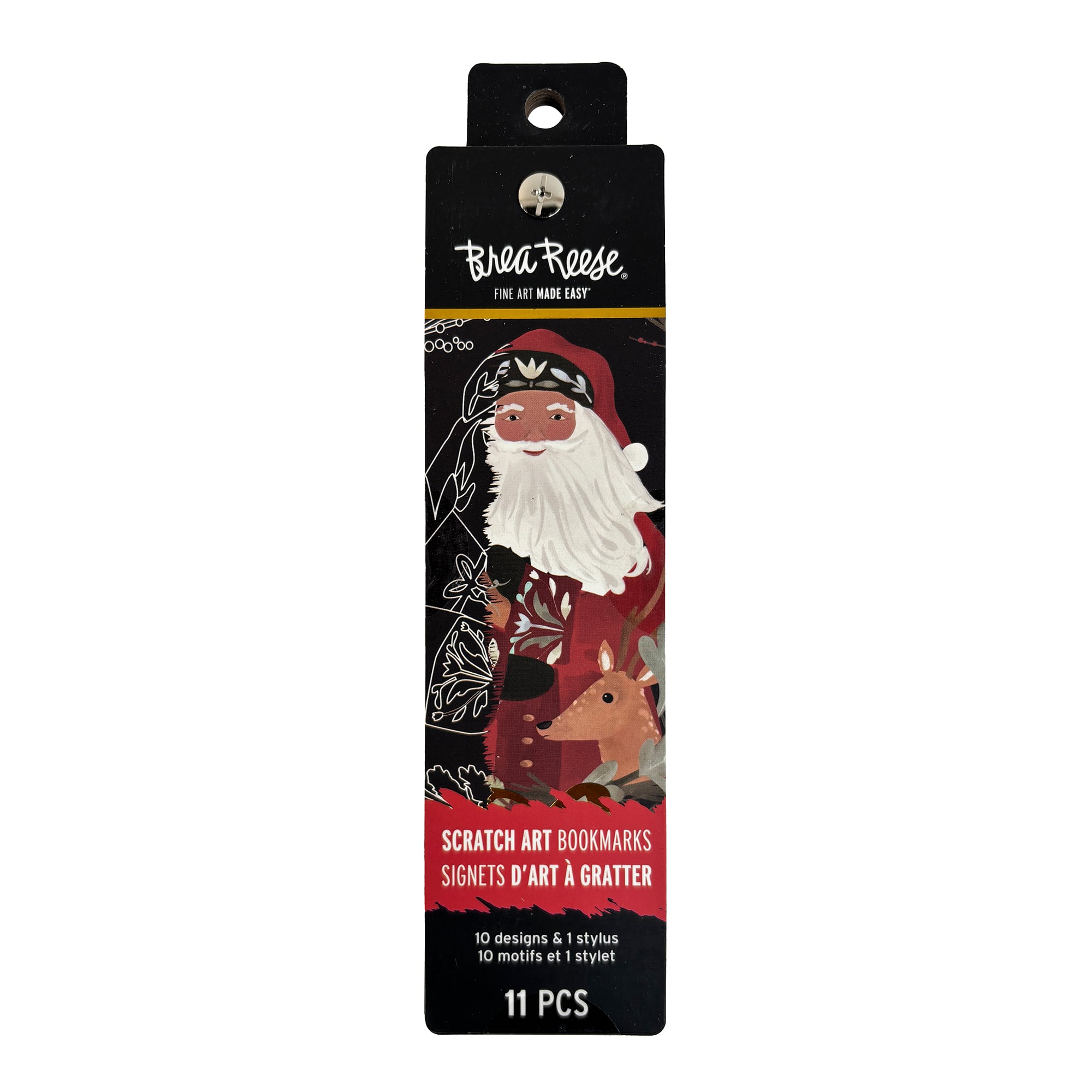Brea Reese&#x2122; Woodland Holiday Scratch Art Bookmarks