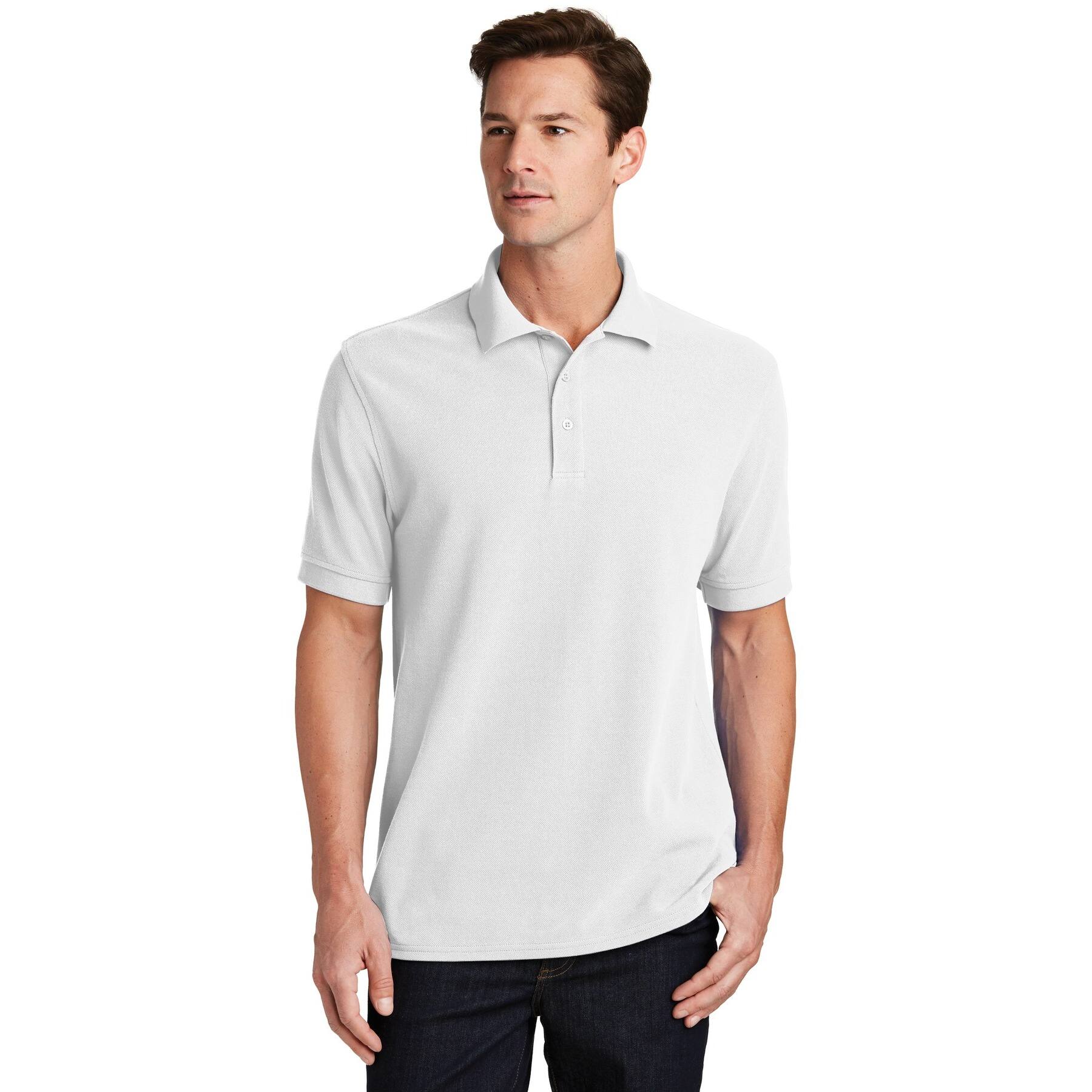 Port & Company® Combed Ring Spun Pique Adult Polo
