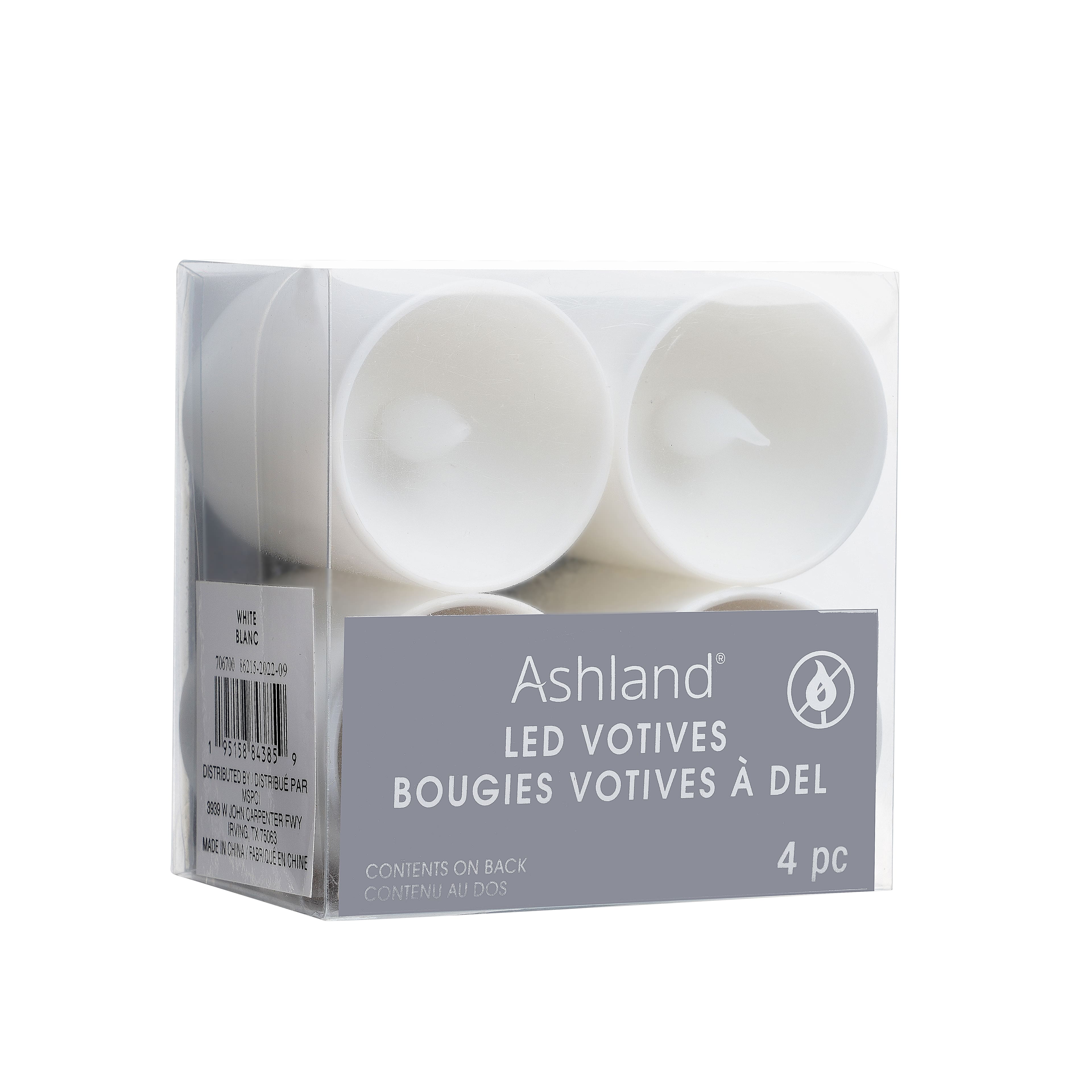 8 Packs: 4 ct. (32 total) White LED Votive Candles by Ashland®