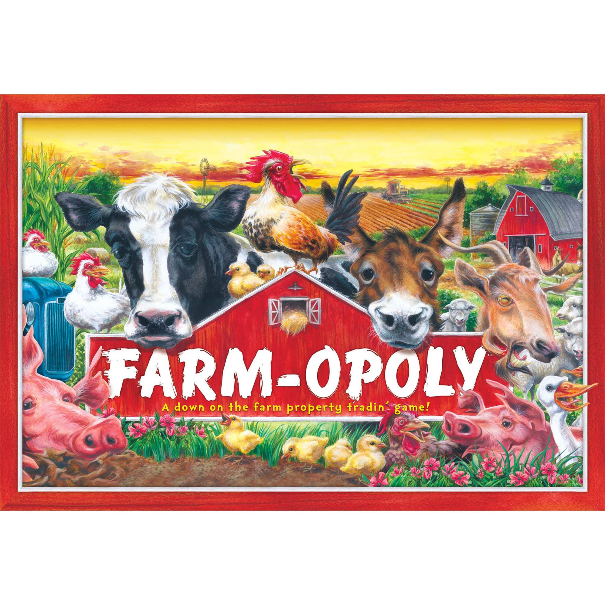 Late For The Sky Farm-Opoly&#x2122; Board Game