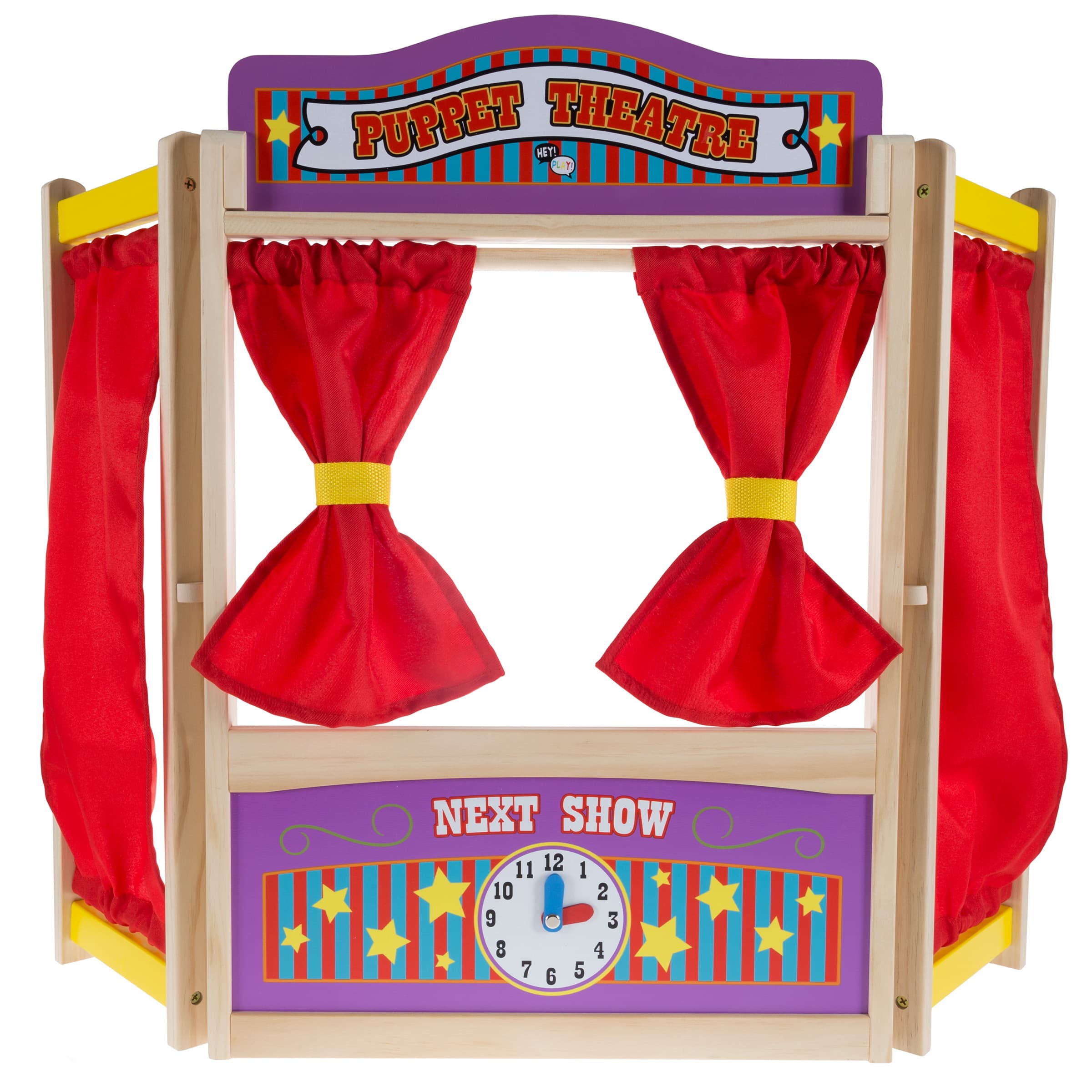 Toy Time Wooden Tabletop Puppet Theater