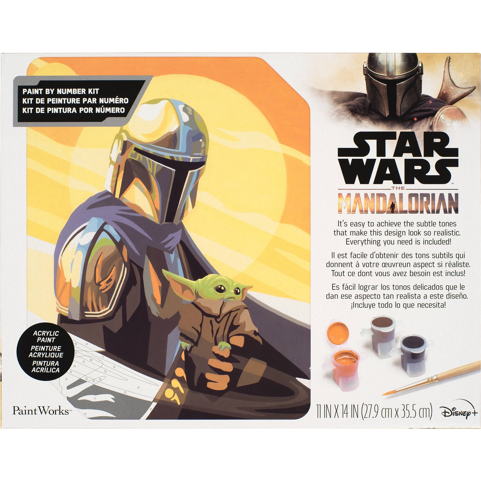PaintWorks&#x2122; Mandalorian Paint by Number Kit
