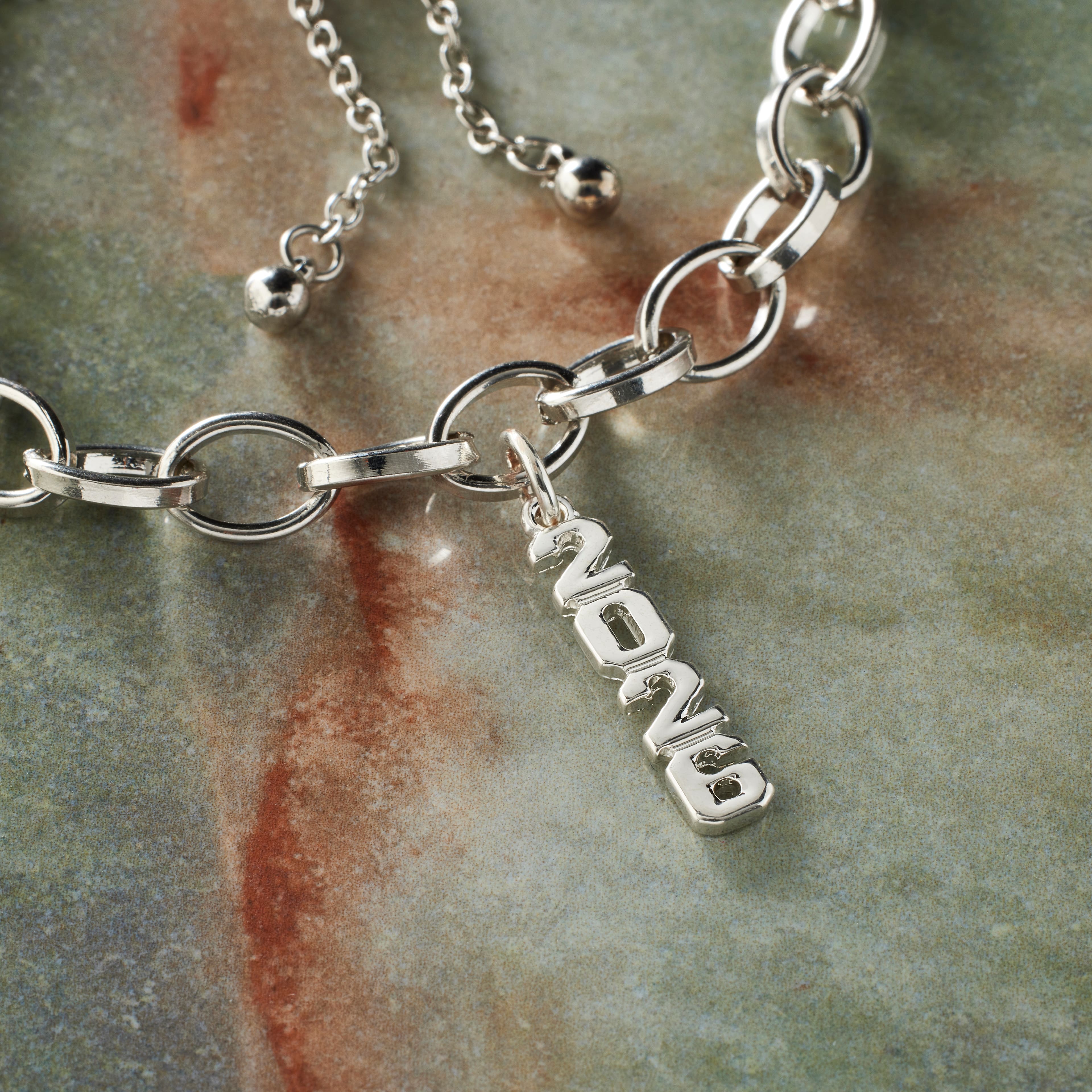 12 Pack: Silver Plated Year Charm by Bead Landing™