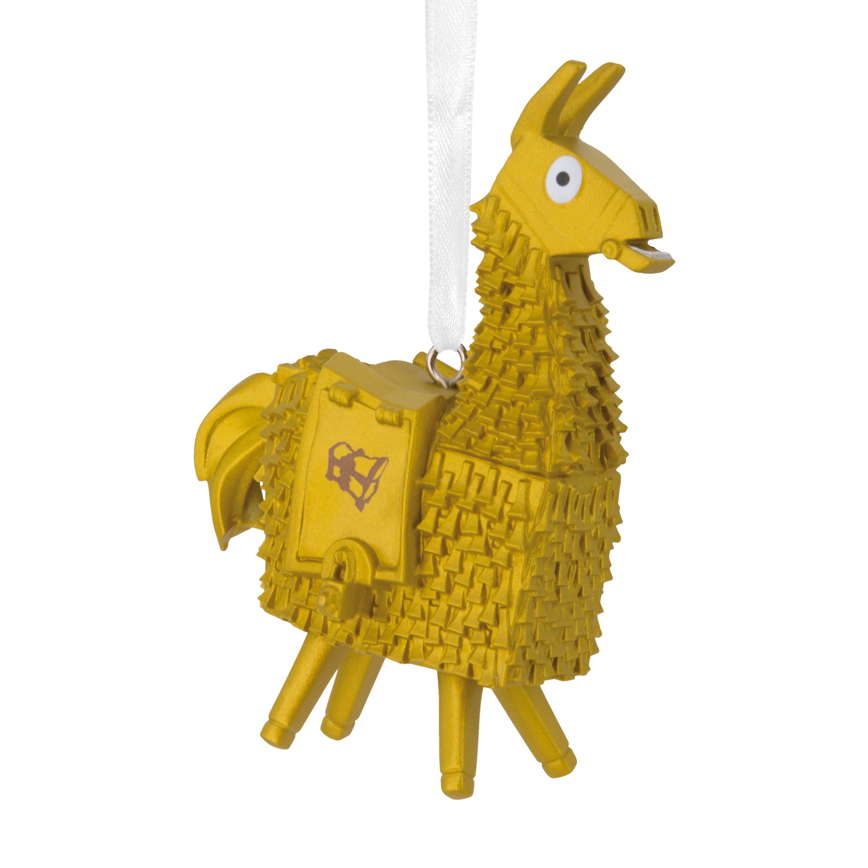 Hallmark 3.25&#x22; Fortnite Golden Loot Llama Ornament