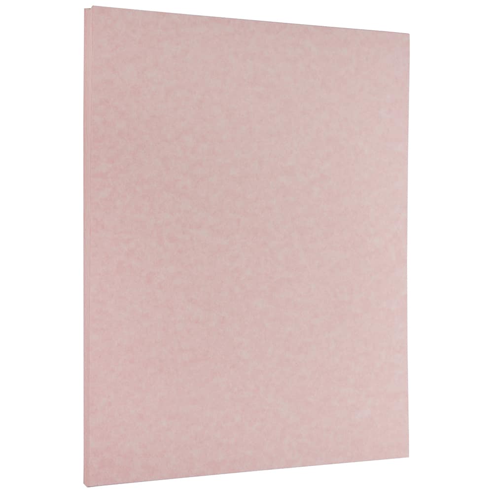 PA Paper Accents Parchment Cardstock 8.5 x 11 Pink, 65lb colored  cardstock paper for card making, scrapbooking, printing, quilling and  crafts, 25 piece pack