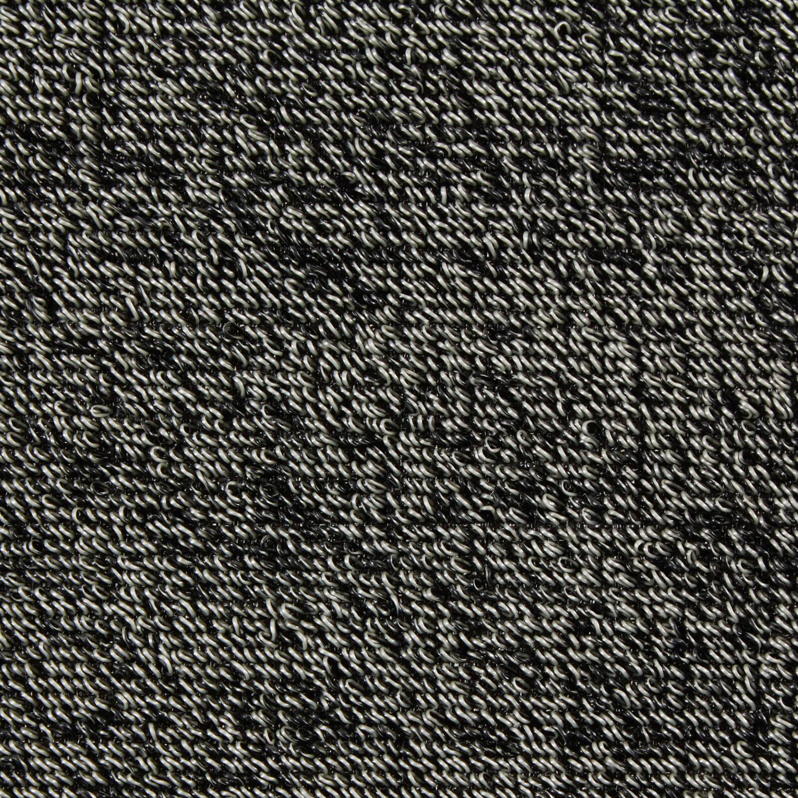 Heathered Black Tufted Loop Textilene Mat
