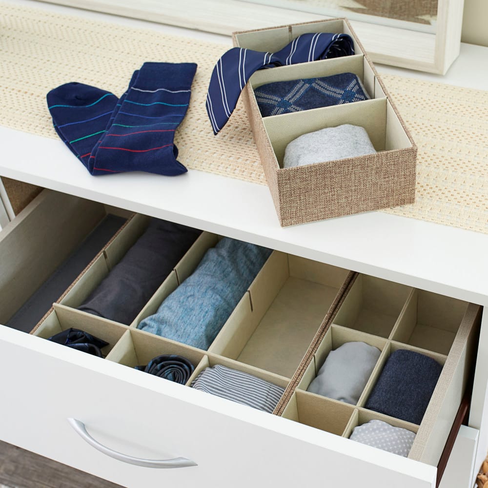 Household Essentials 3 Piece Drawer Organizers Starter Set