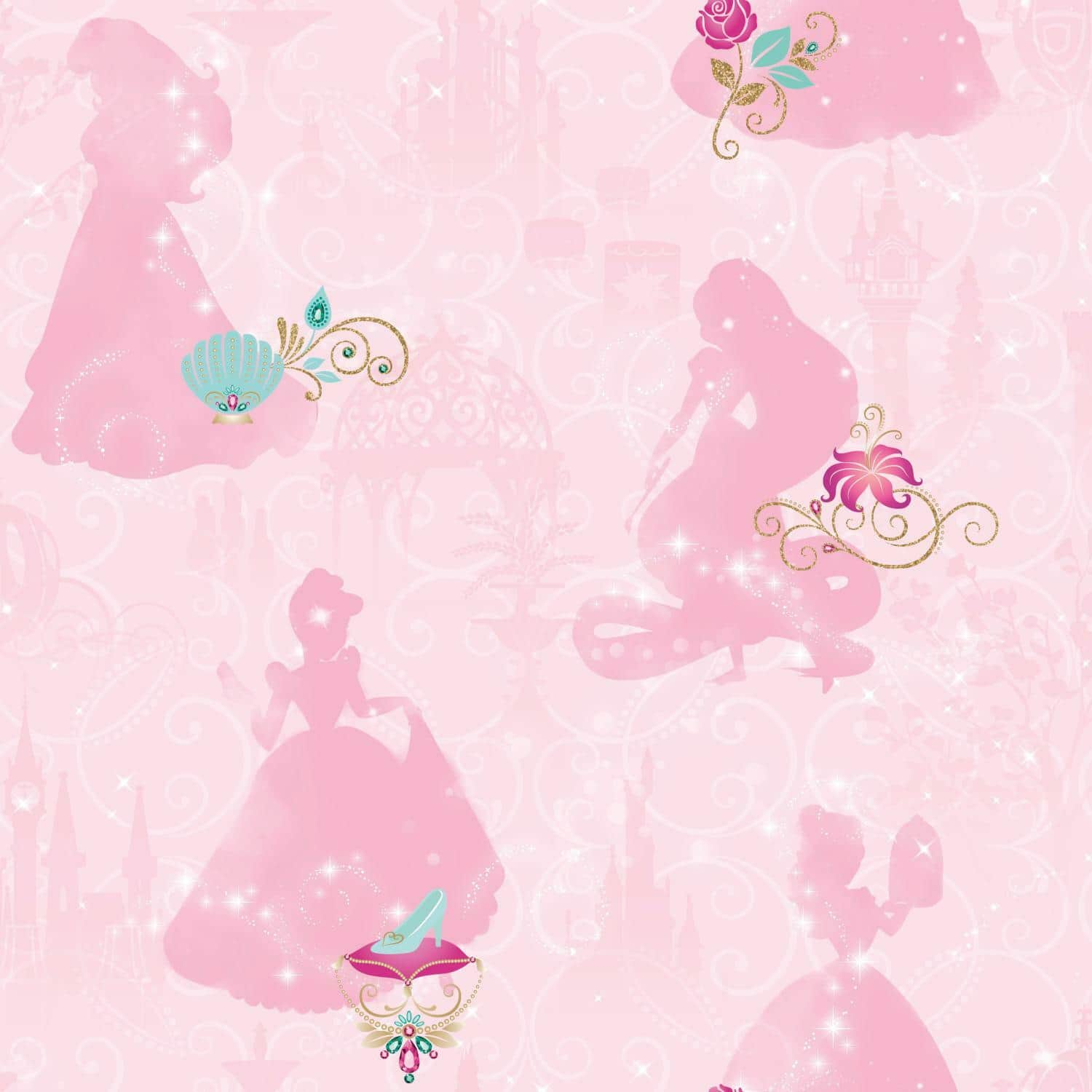 RoomMates Disney&#xAE; Princess Peel &#x26; Stick Wallpaper