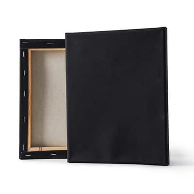 Artist's Loft® Necessities™ Black Canvas Value 2 Pack, 8"" x 10""