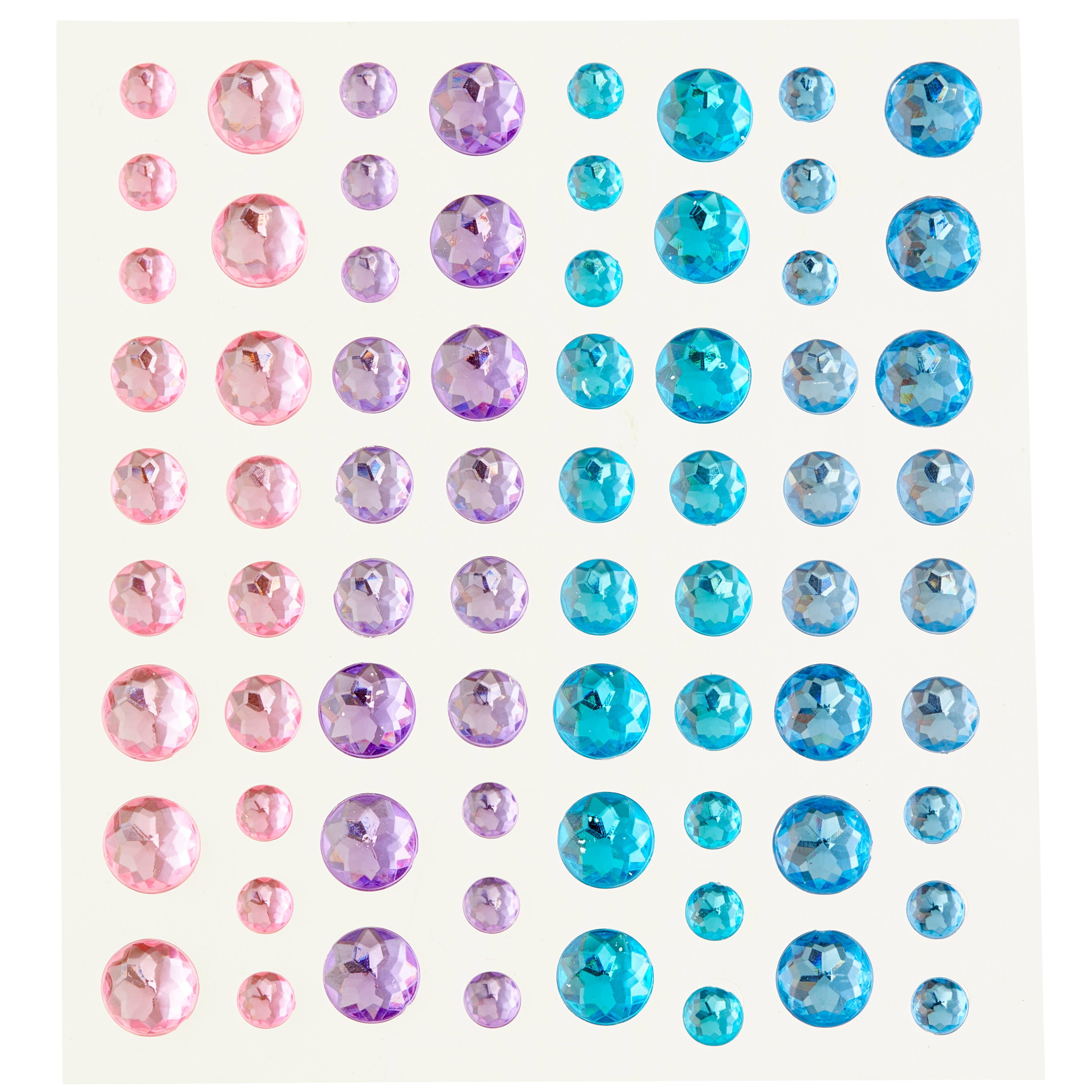 12 Packs: 72 ct. (864 total) Pastel Rhinestone Stickers by Recollections&#x2122;