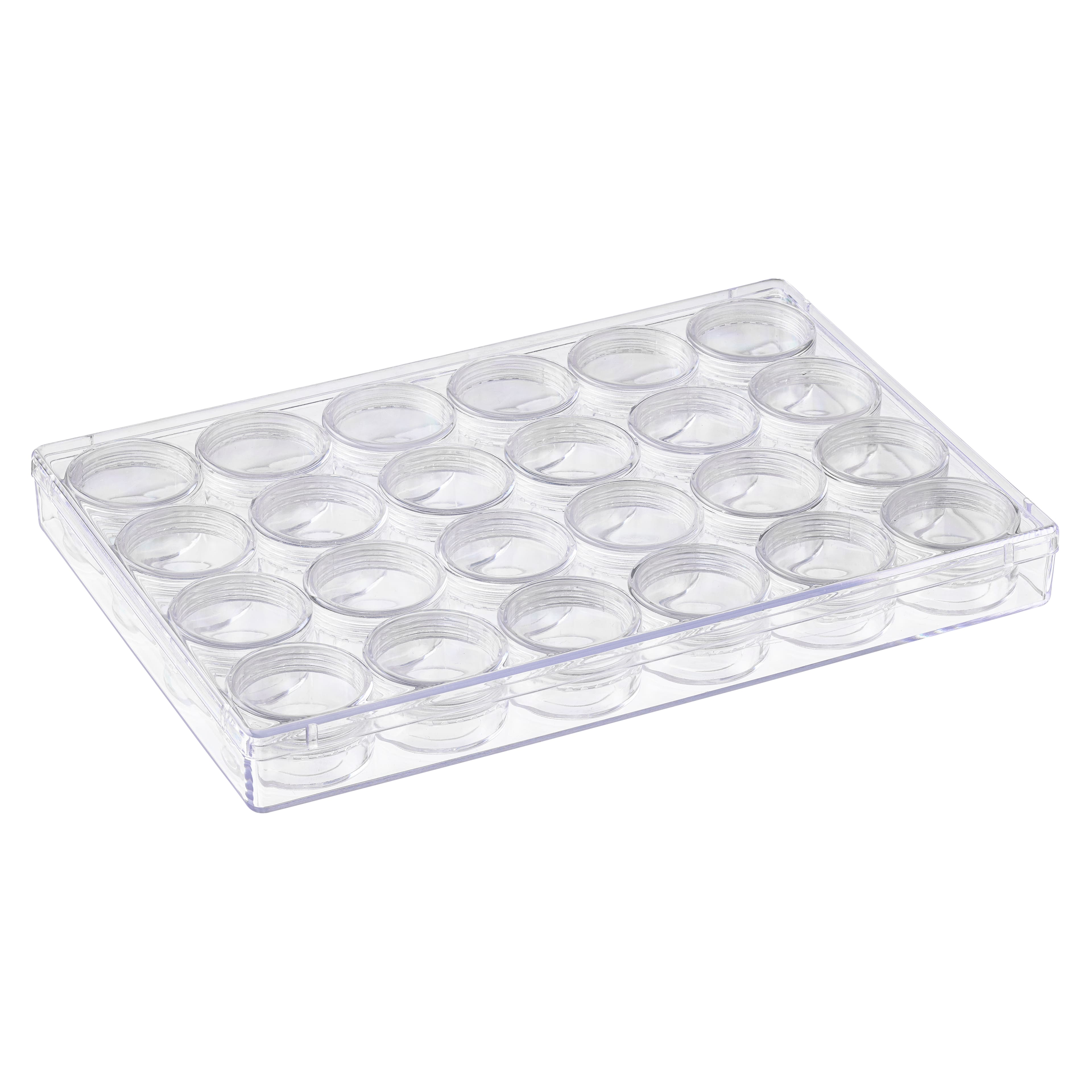 6 Pack: 9.5&#x22; Bead Storage Case with Jars by Bead Landing&#x2122;