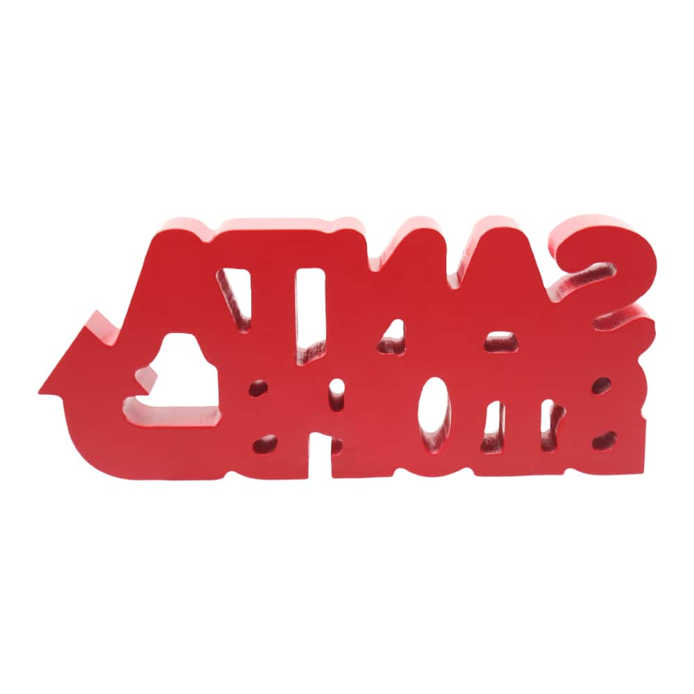 10&#x22; Santa Stops Here Tabletop Sign by Ashland&#xAE;