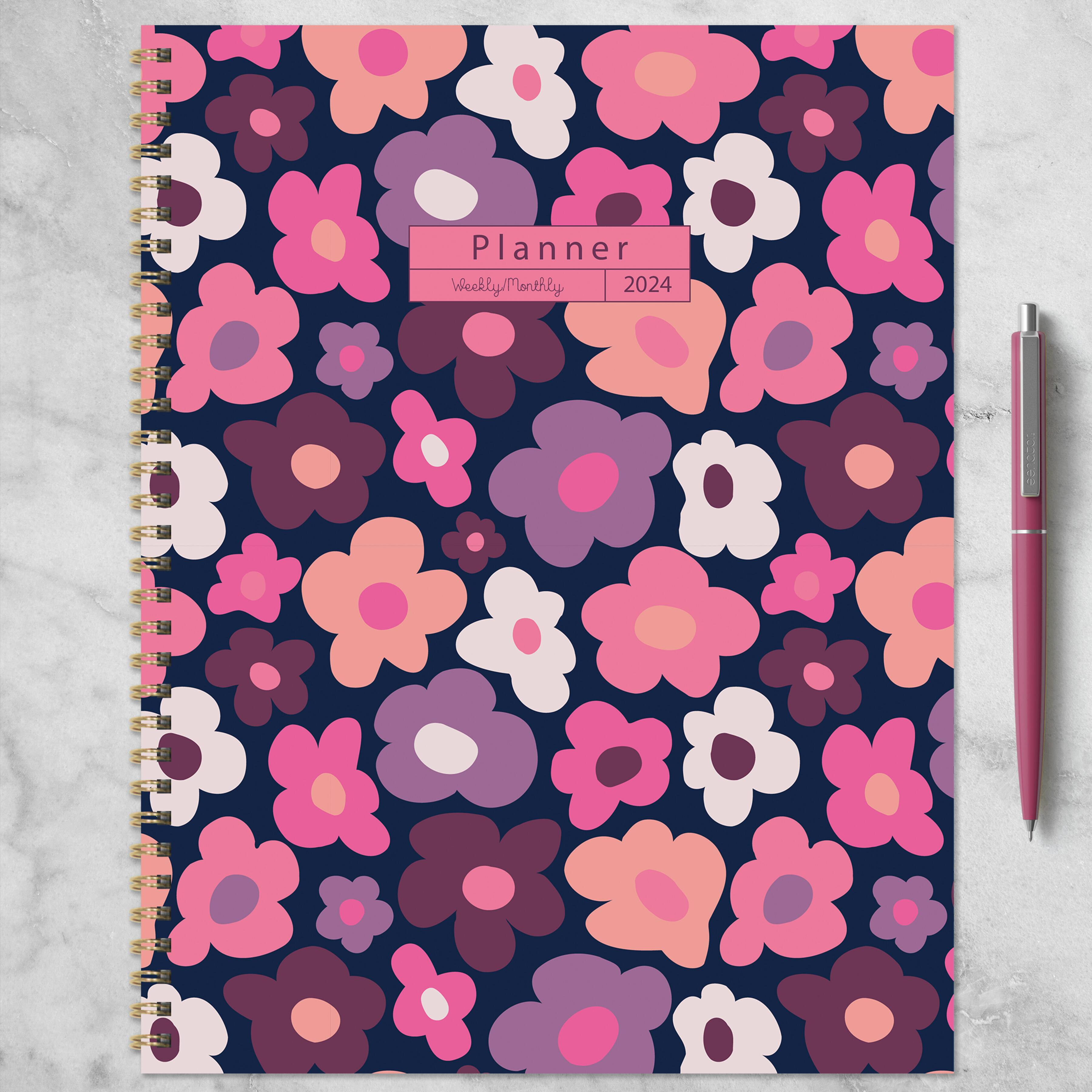 TF Publishing 2024 All the Flowers Large Planner