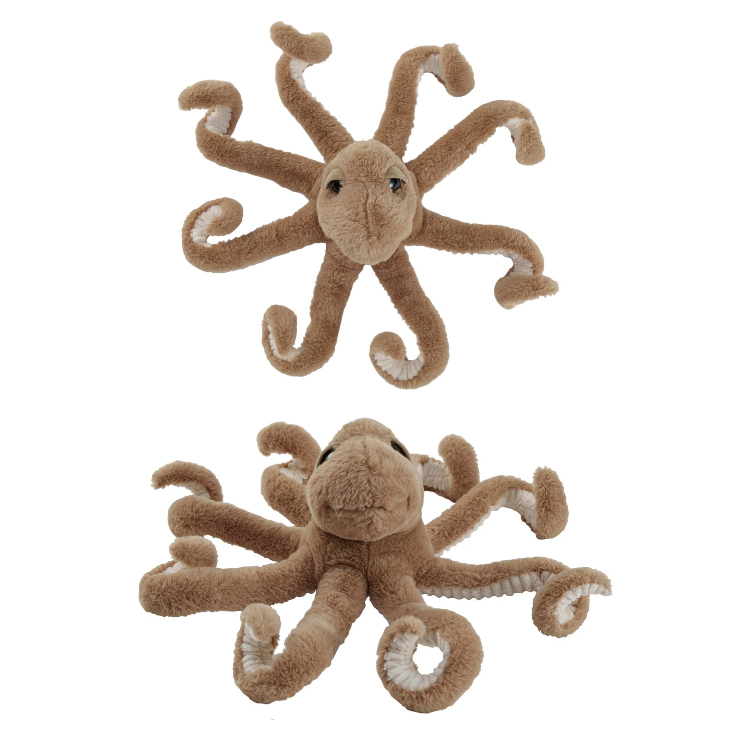 Hello Honey® 18" Brown Octopus Plush Toy with Stretchable Legs