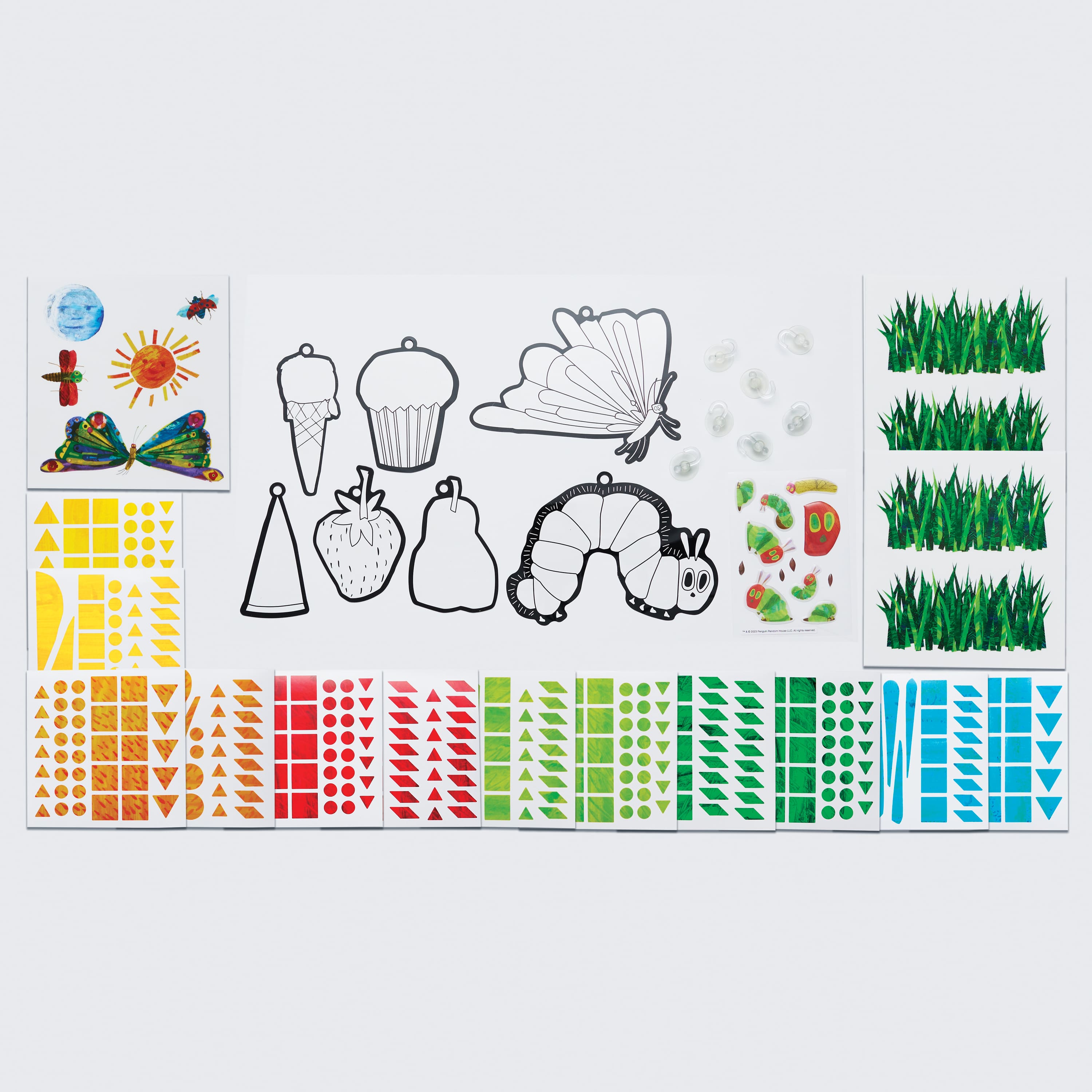 Creativity for Kids® The Very Hungry Caterpillar Sticker Suncatchers