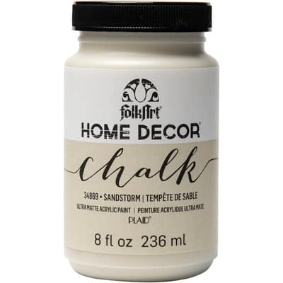 FolkArt Home Decor Chalk Furniture & Craft Paint in Assorted Colors, 32 Ounce, Sheepskin