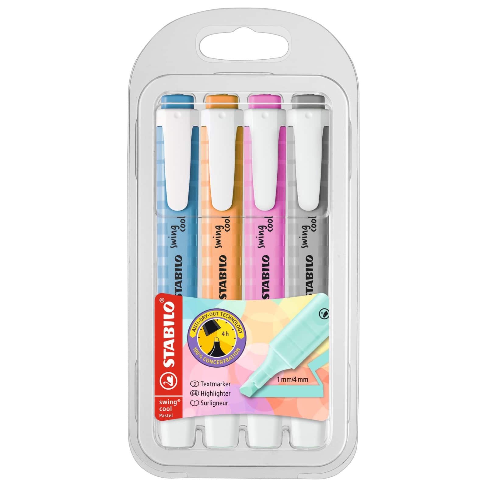 STABILO® Swing Cool Color Pastel Highlighter Wallet Set