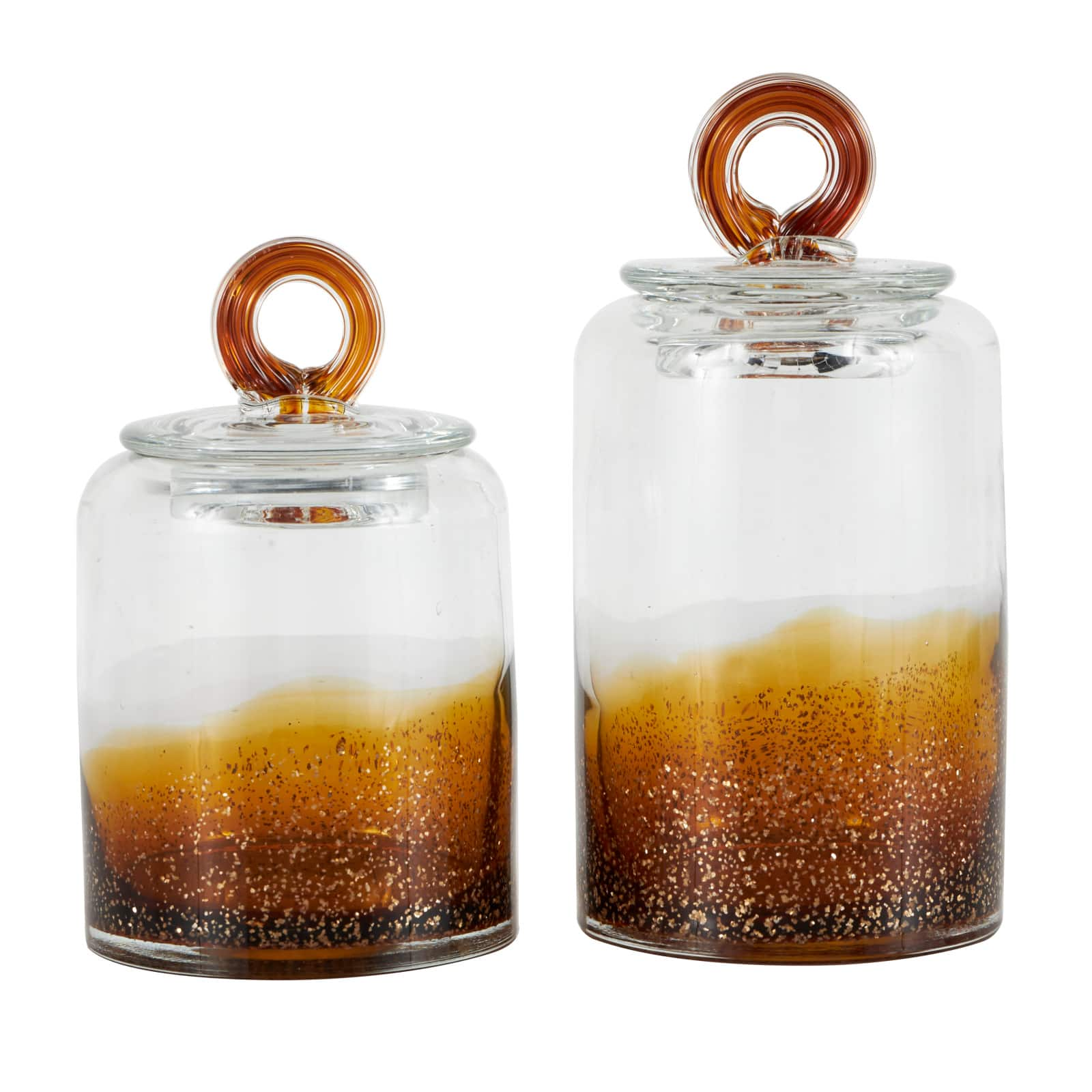 Handmade Glass Decorative Jar Set