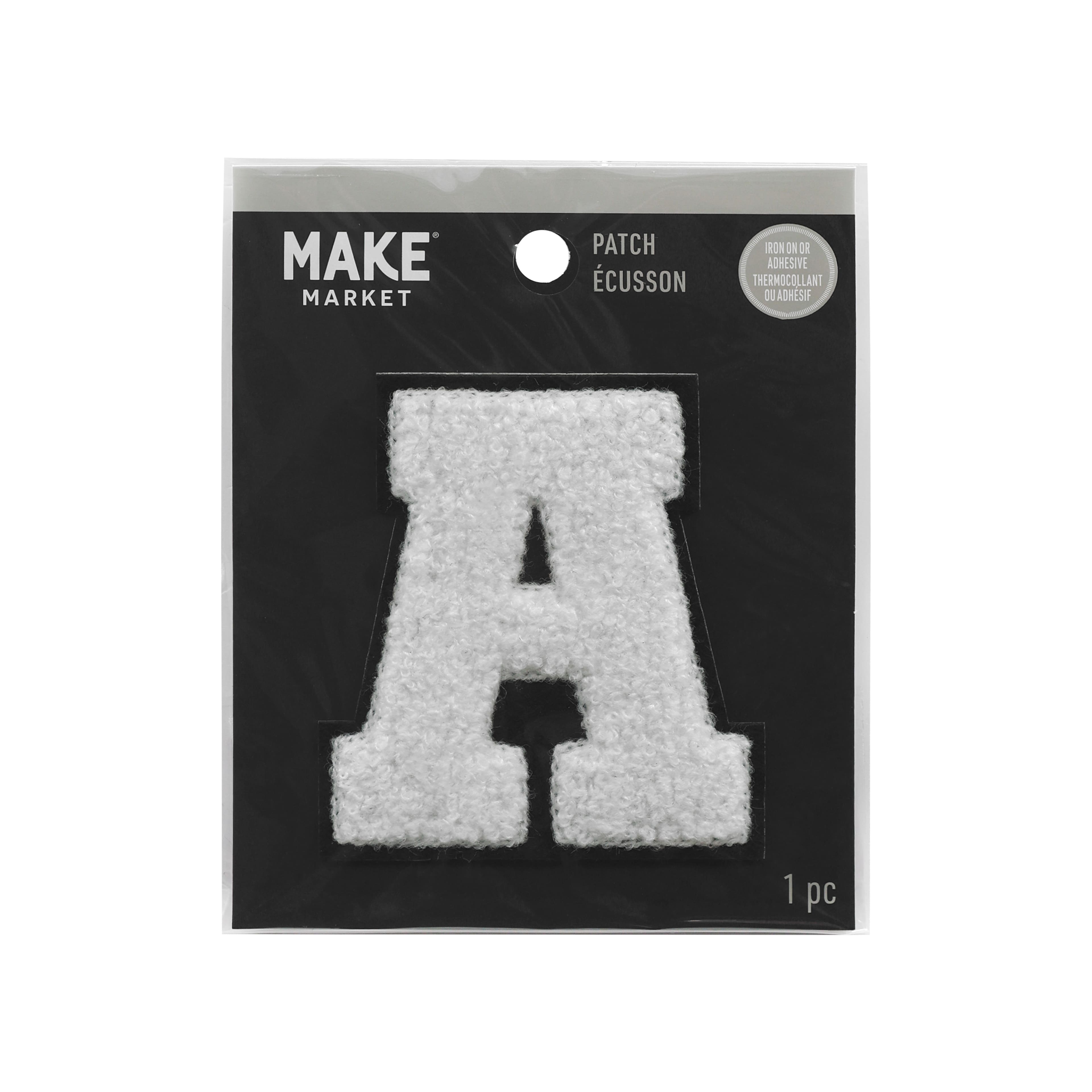 3" Chenille Letter Iron On Patch by Make Market
