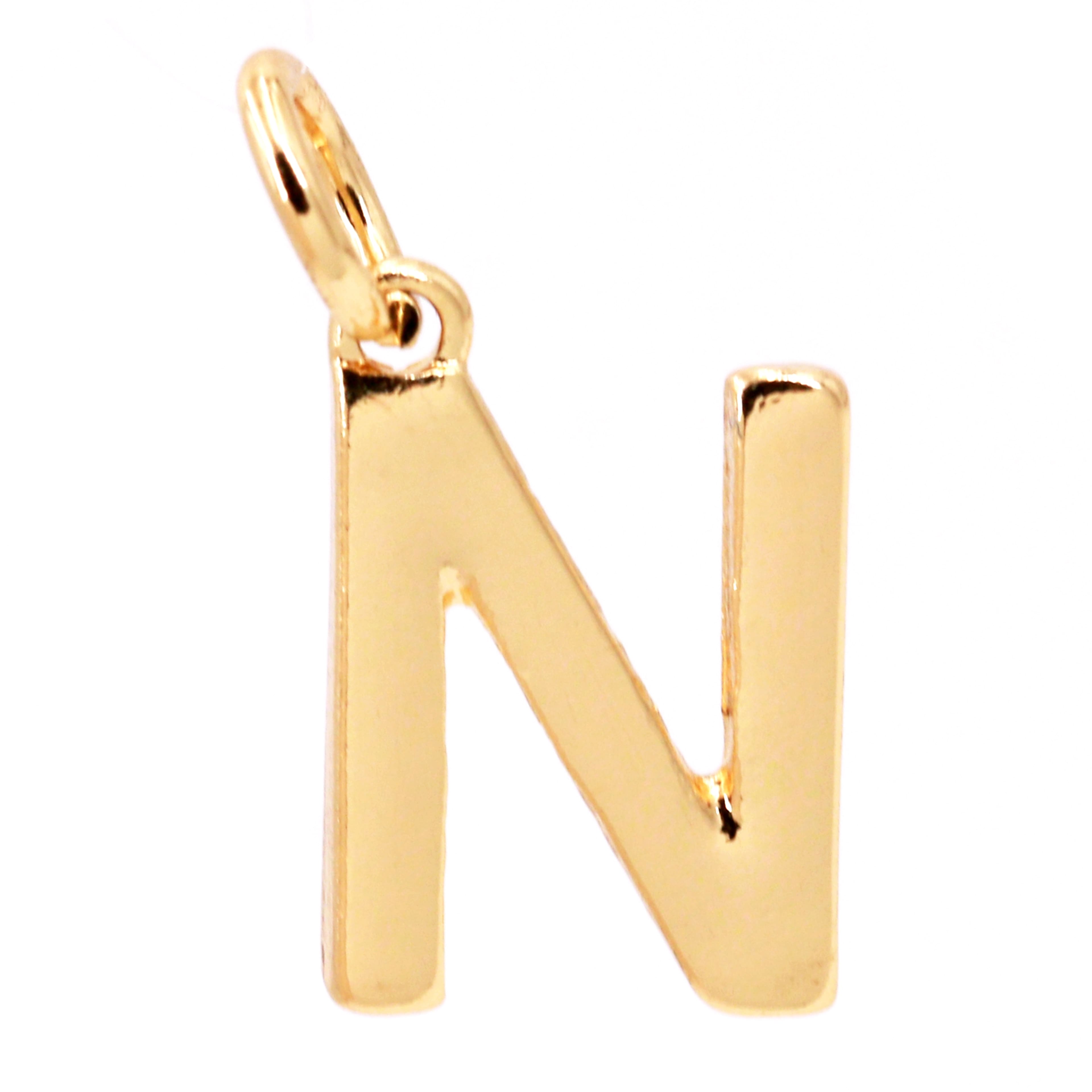14K Gold Plated Letter Charm by Bead Landing&#x2122;