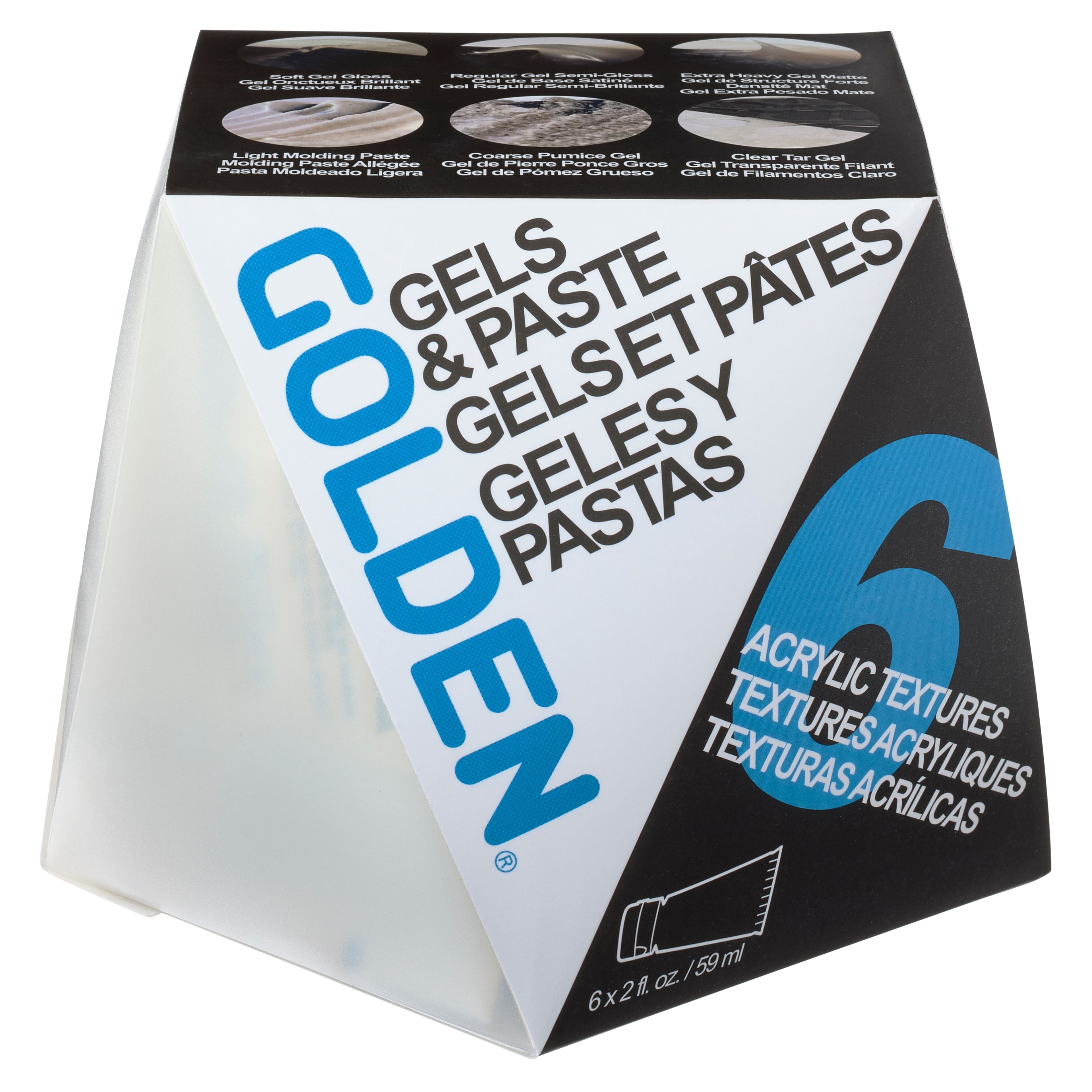 Golden&#xAE; Introductory Gel Mediums and Molding Pastes Set