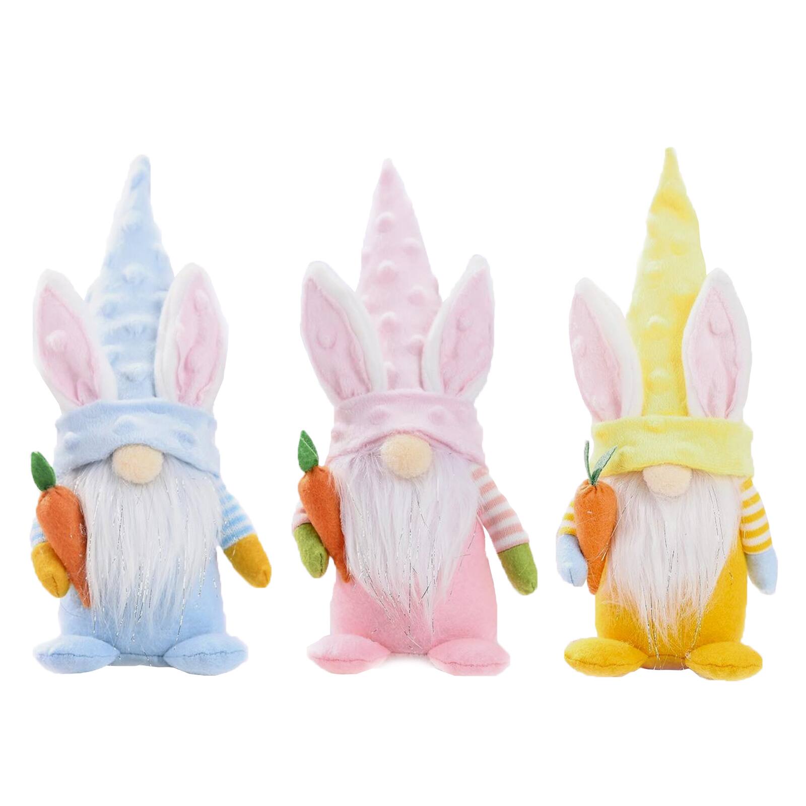 Santa's Workshop 10" Easter Gnomes Decoration Set