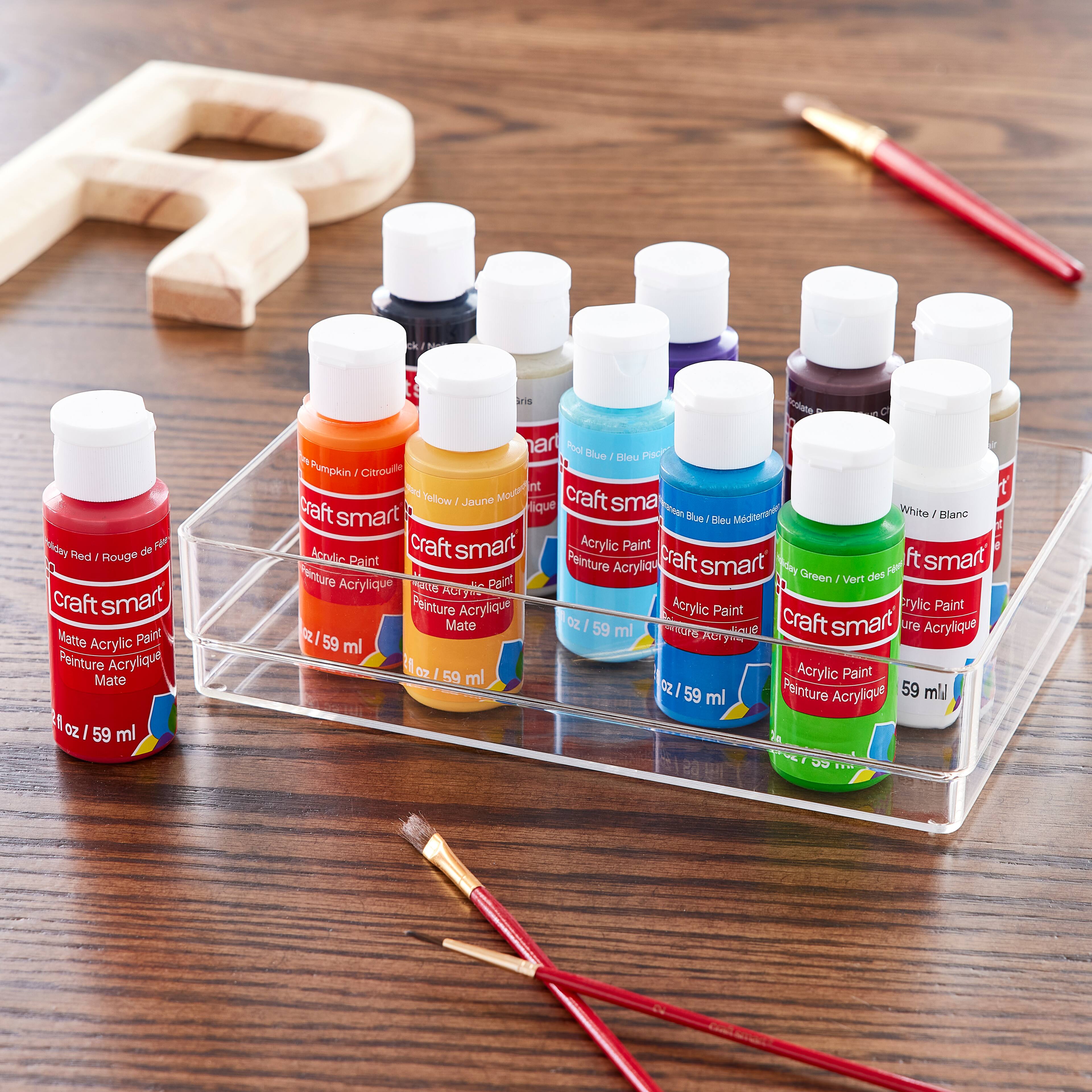 Craft Smart michaels bulk 12 packs: 12 ct. (144 total) acrylic paint value  pack by craft