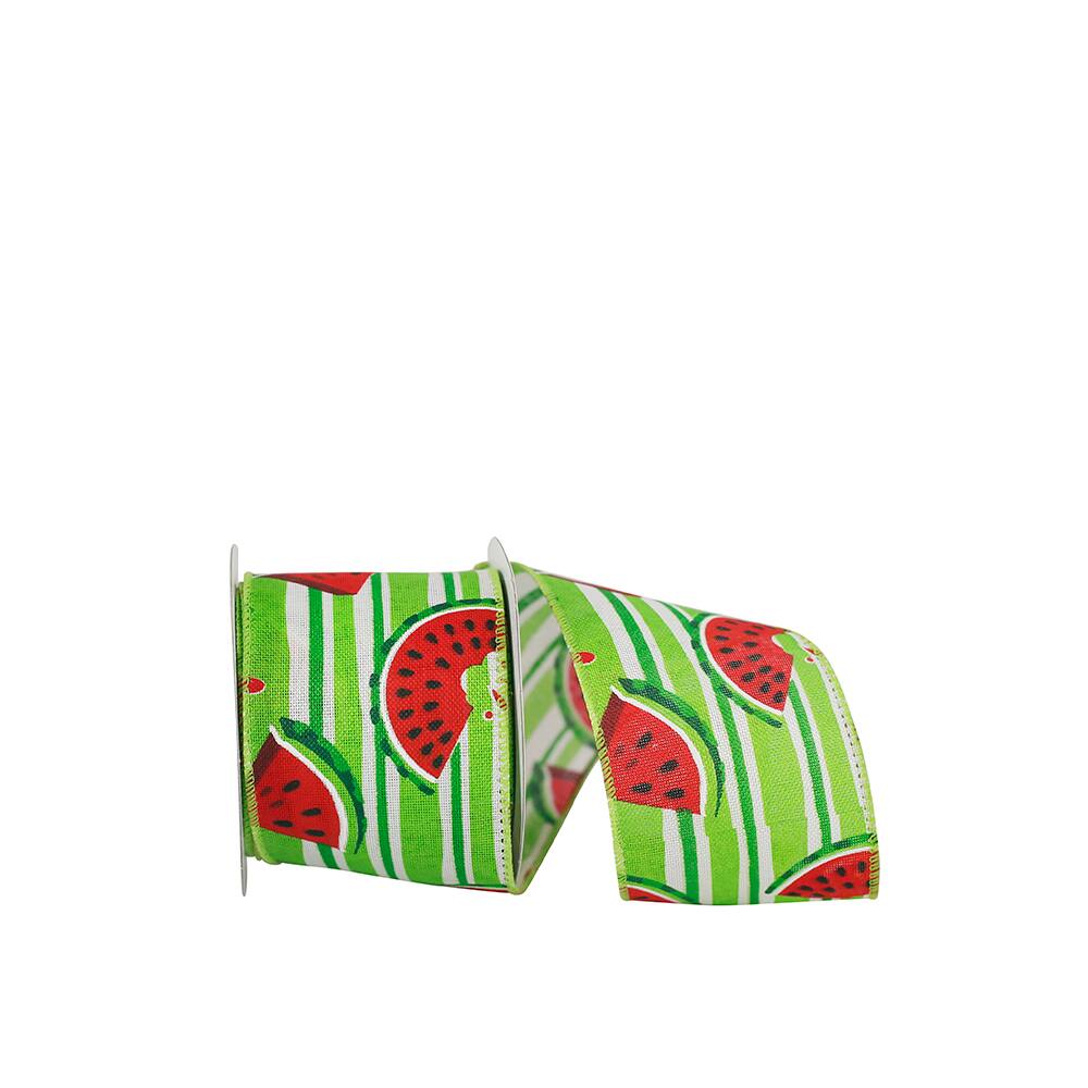 JAM Paper 2.5" x 10yd. Wired Watermelon Fresh Ribbon