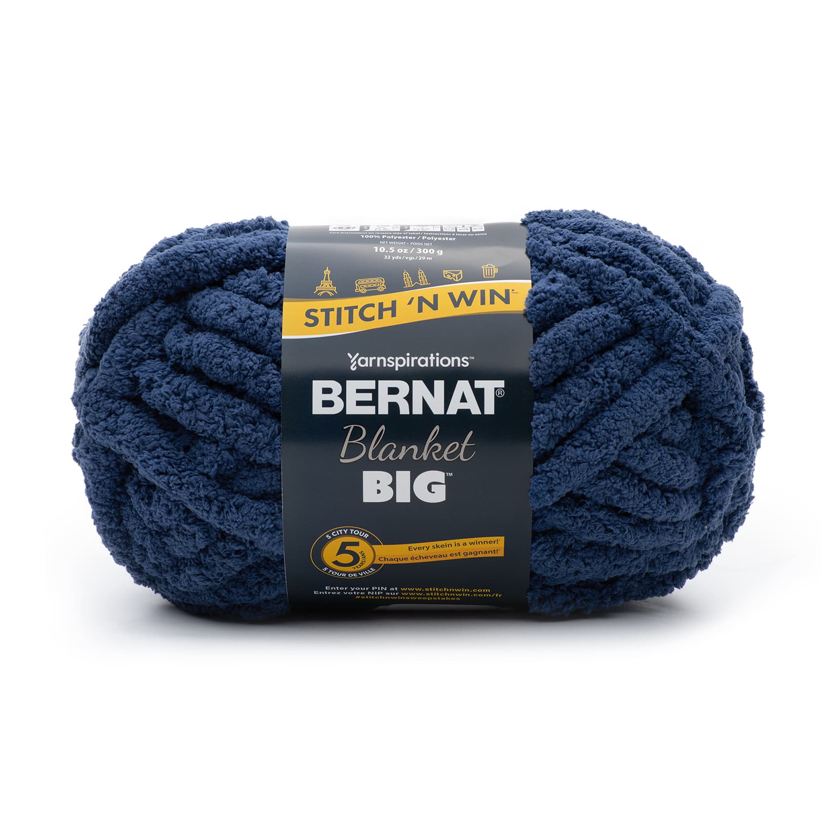 Bernat blanket big yarn patterns knit