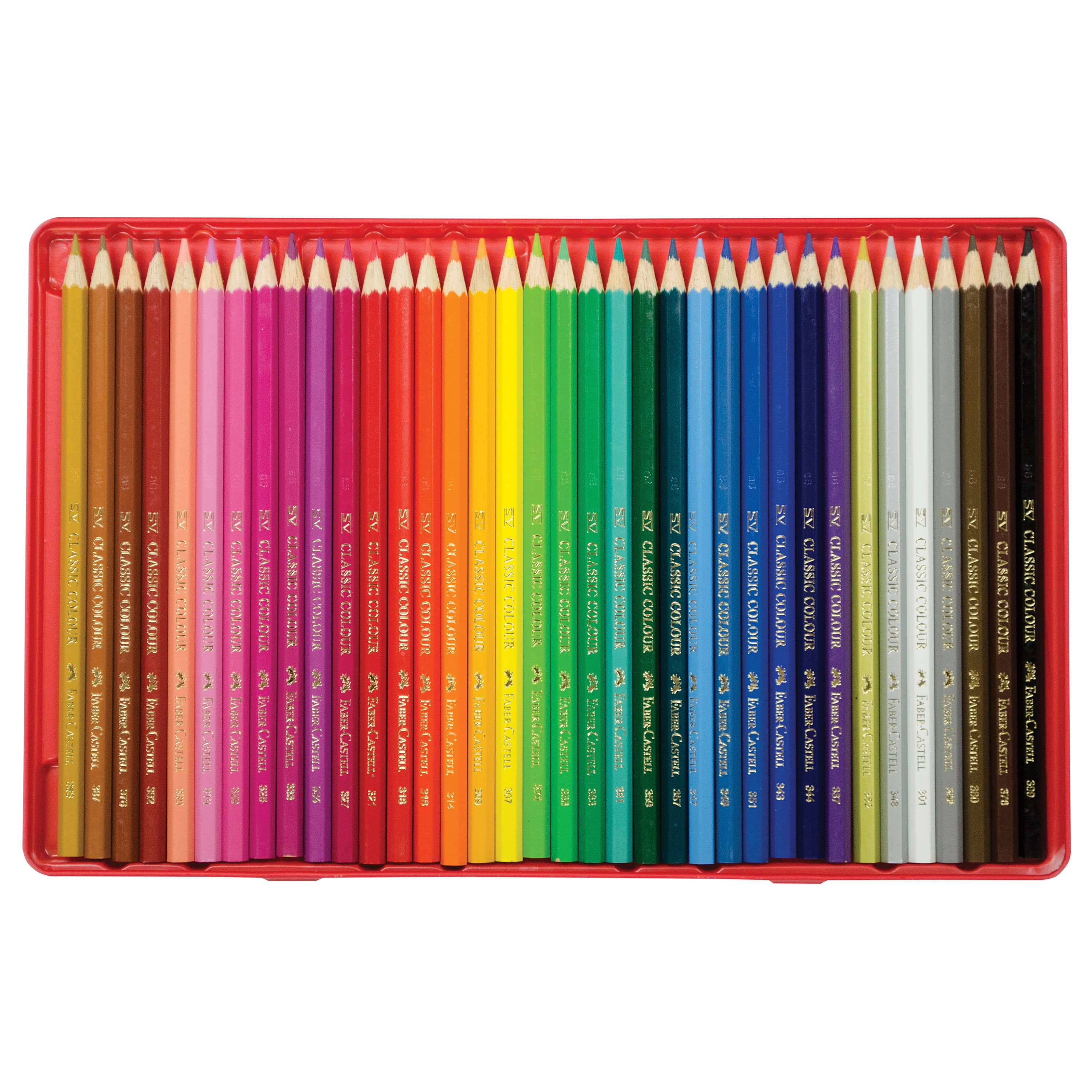 Faber-Castell® Classic 36 Color Pencil Tin Set