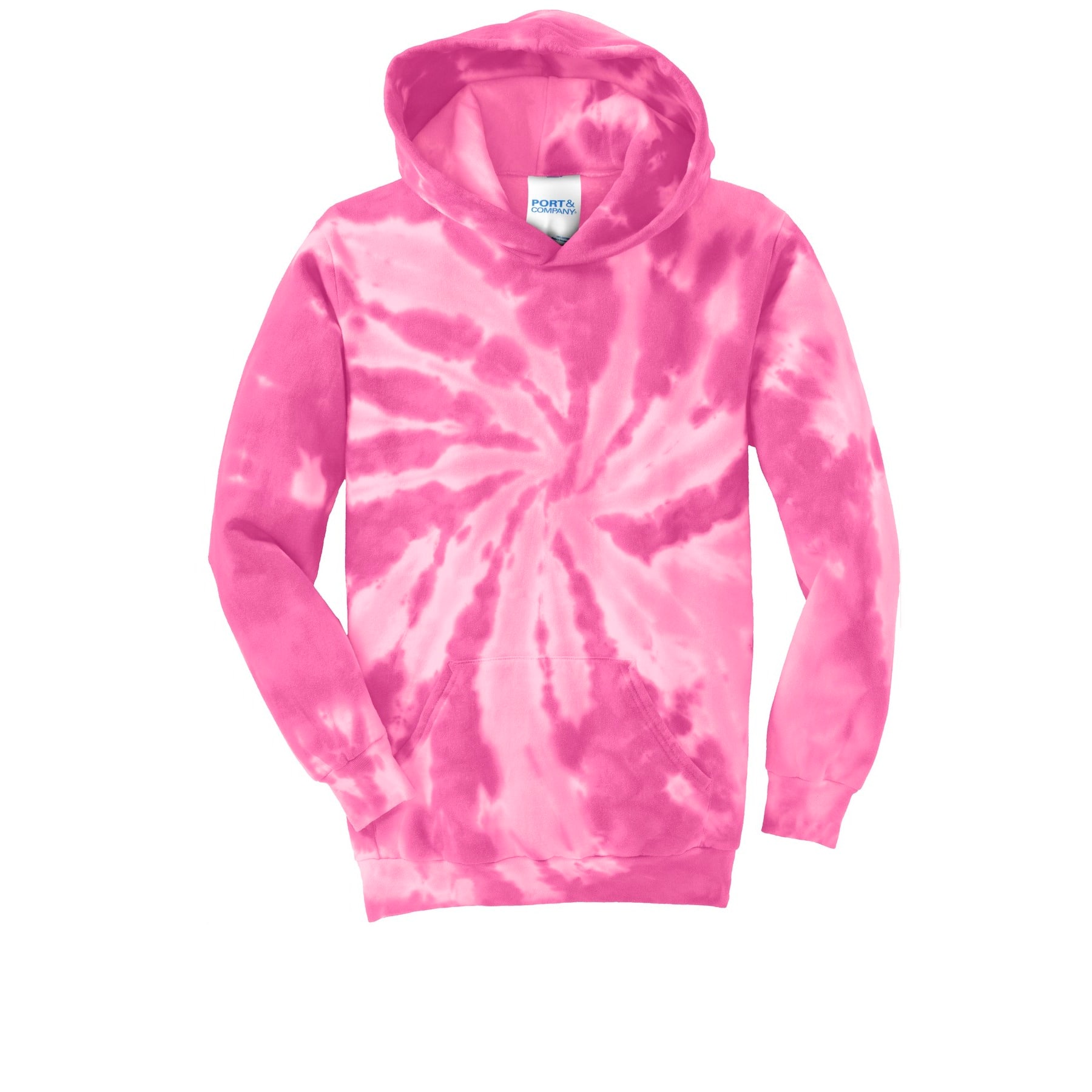 Port & Company® Youth Tie-Dye Pullover Hooded Sweatshirt