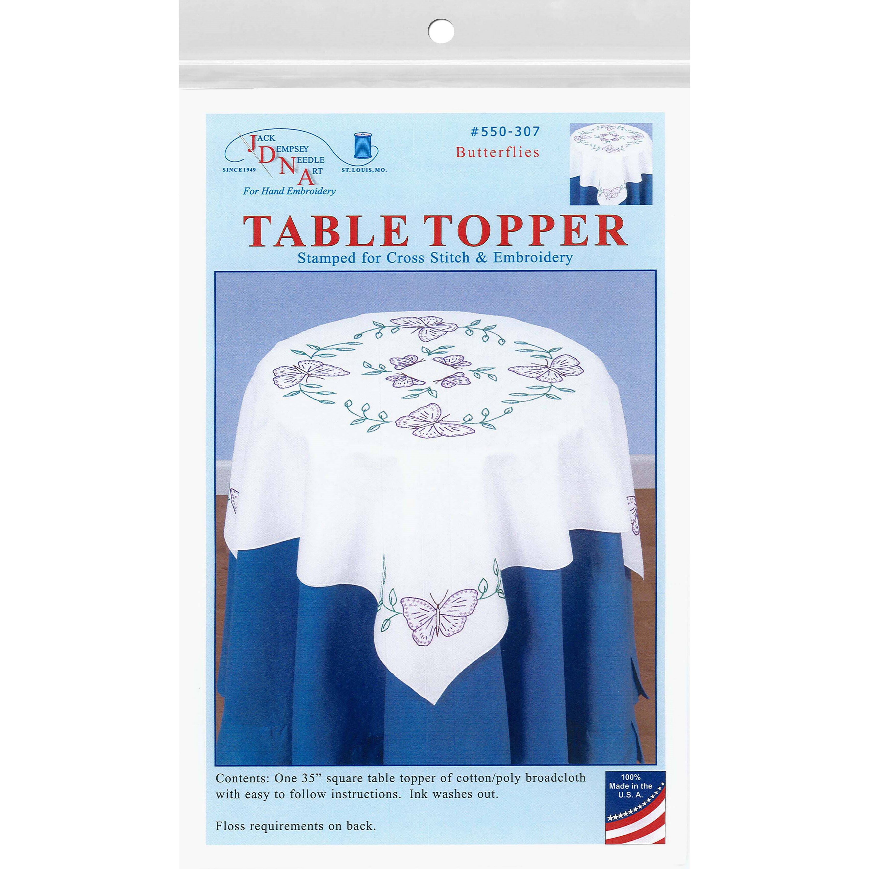 Jack Dempsey Butterflies Table Topper