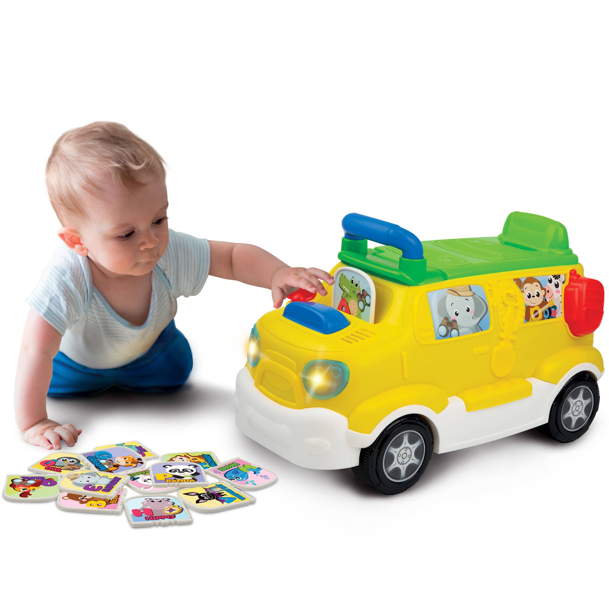 Enviro-Mental Toy Brilliant Beginnings Ride &#x27;Em Tiger Safari Bus