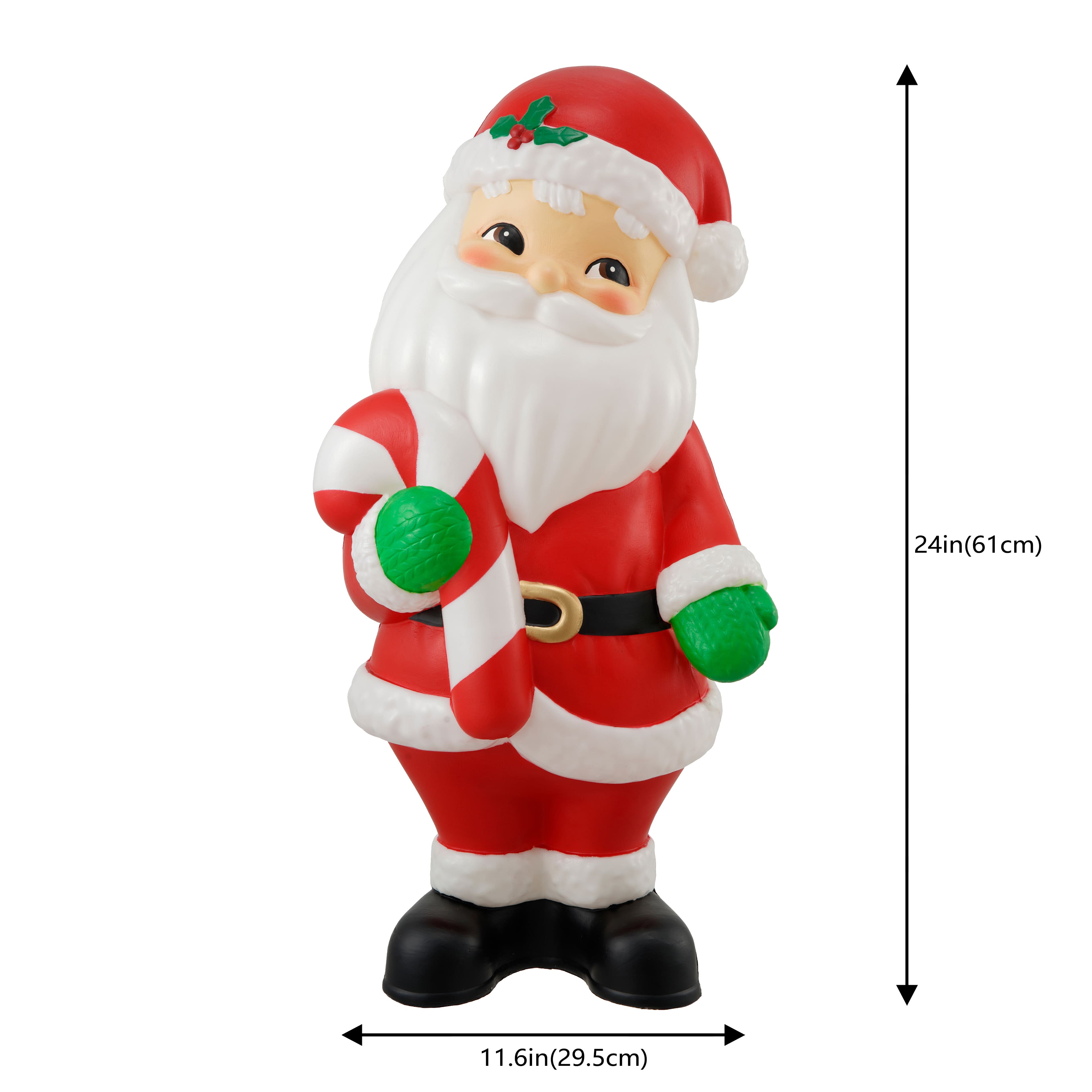 24&#x22; Lighted Santa Blow Mold by Ashland&#xAE;
