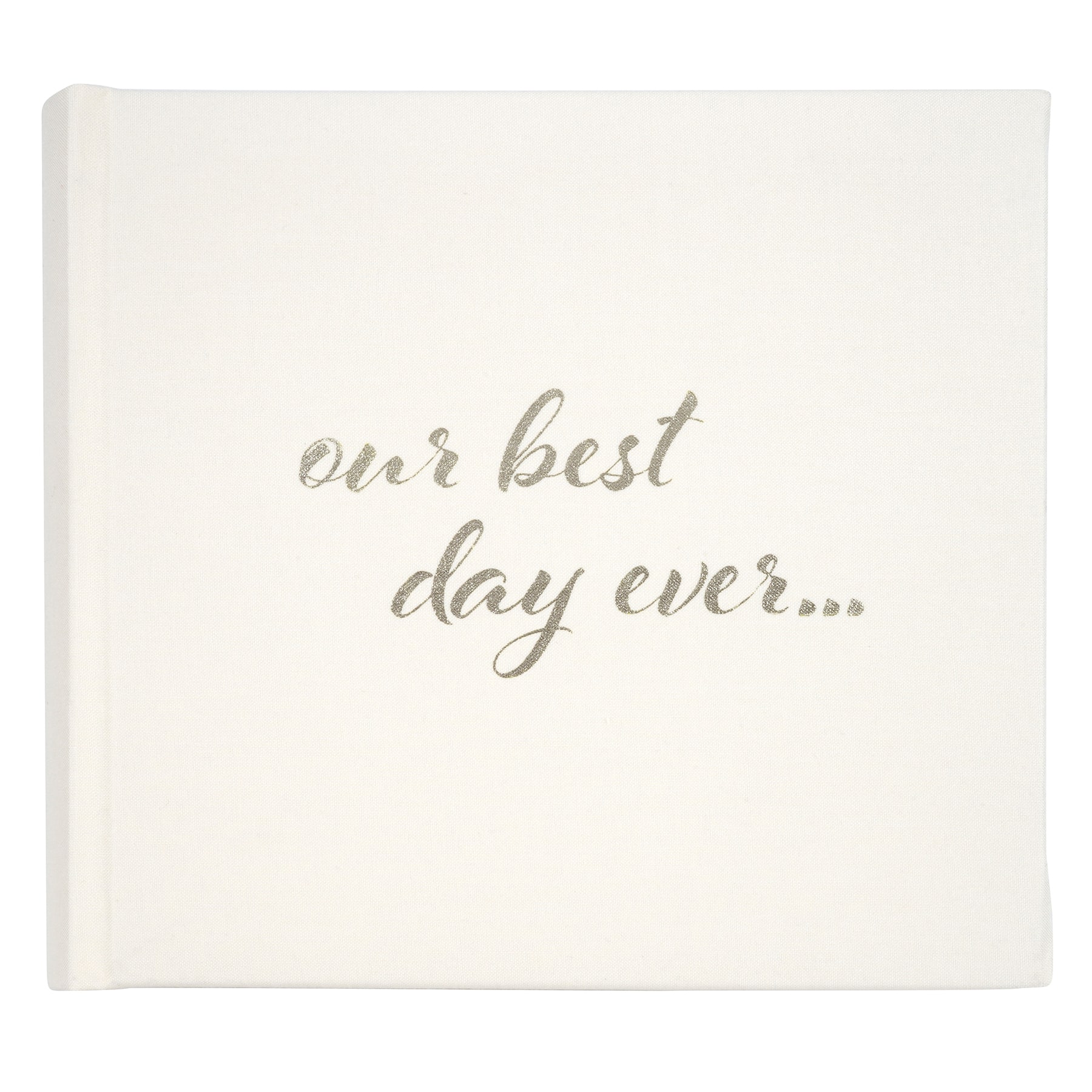 Cream Our Best Day Ever 2-Up Photo Album by Recollections&#x2122;