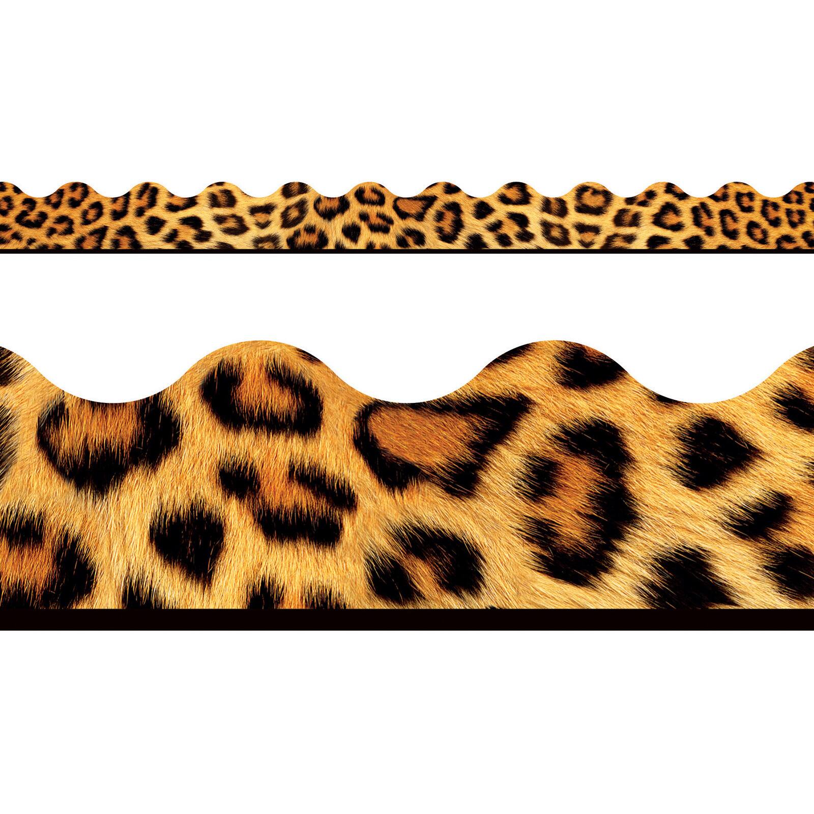 Trend Enterprises&#xAE; Terrific Trimmers&#xAE; Leopard Borders, 234ft.