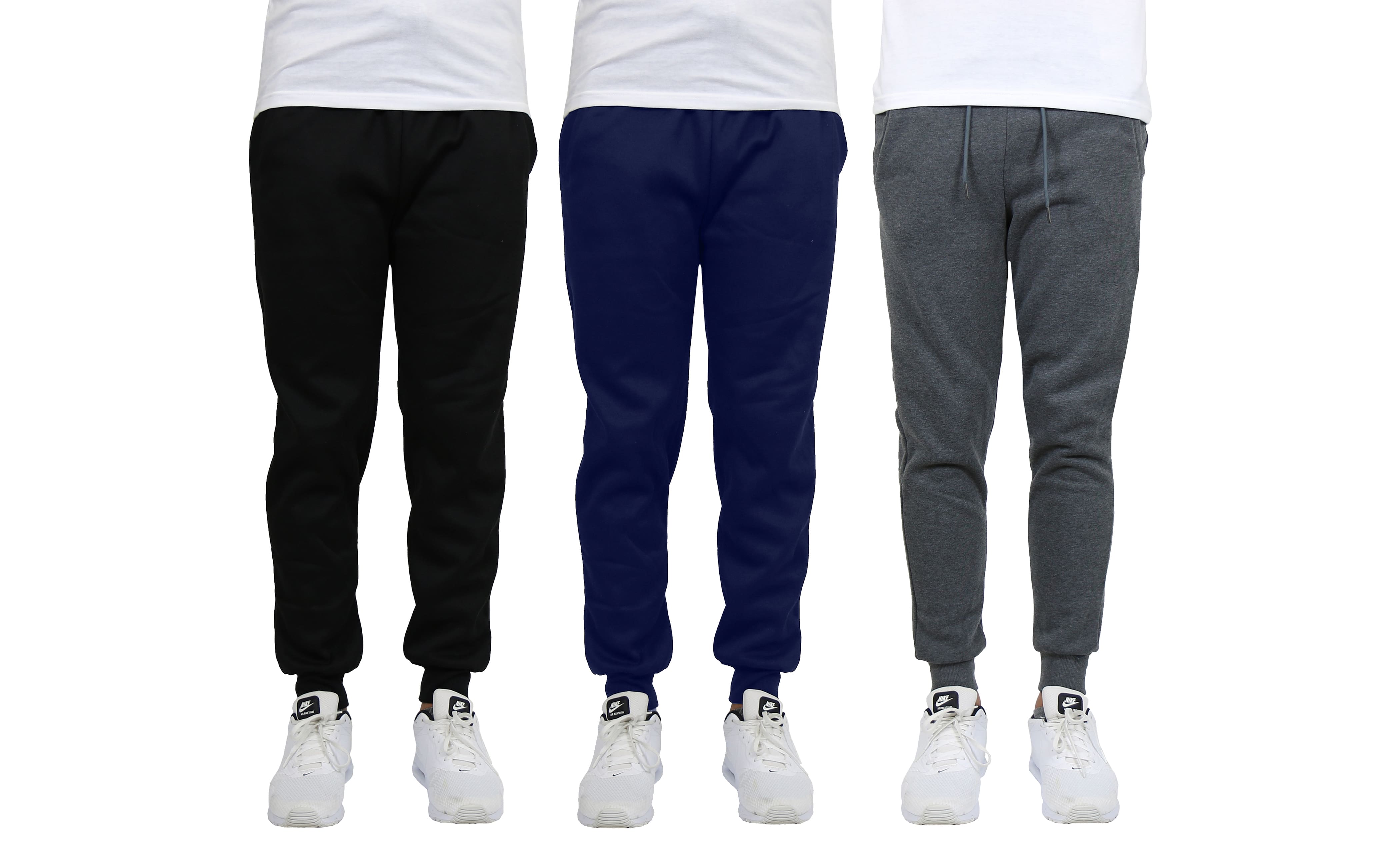 Mens Fleece Jogger Pant with Ribbed Cuffs