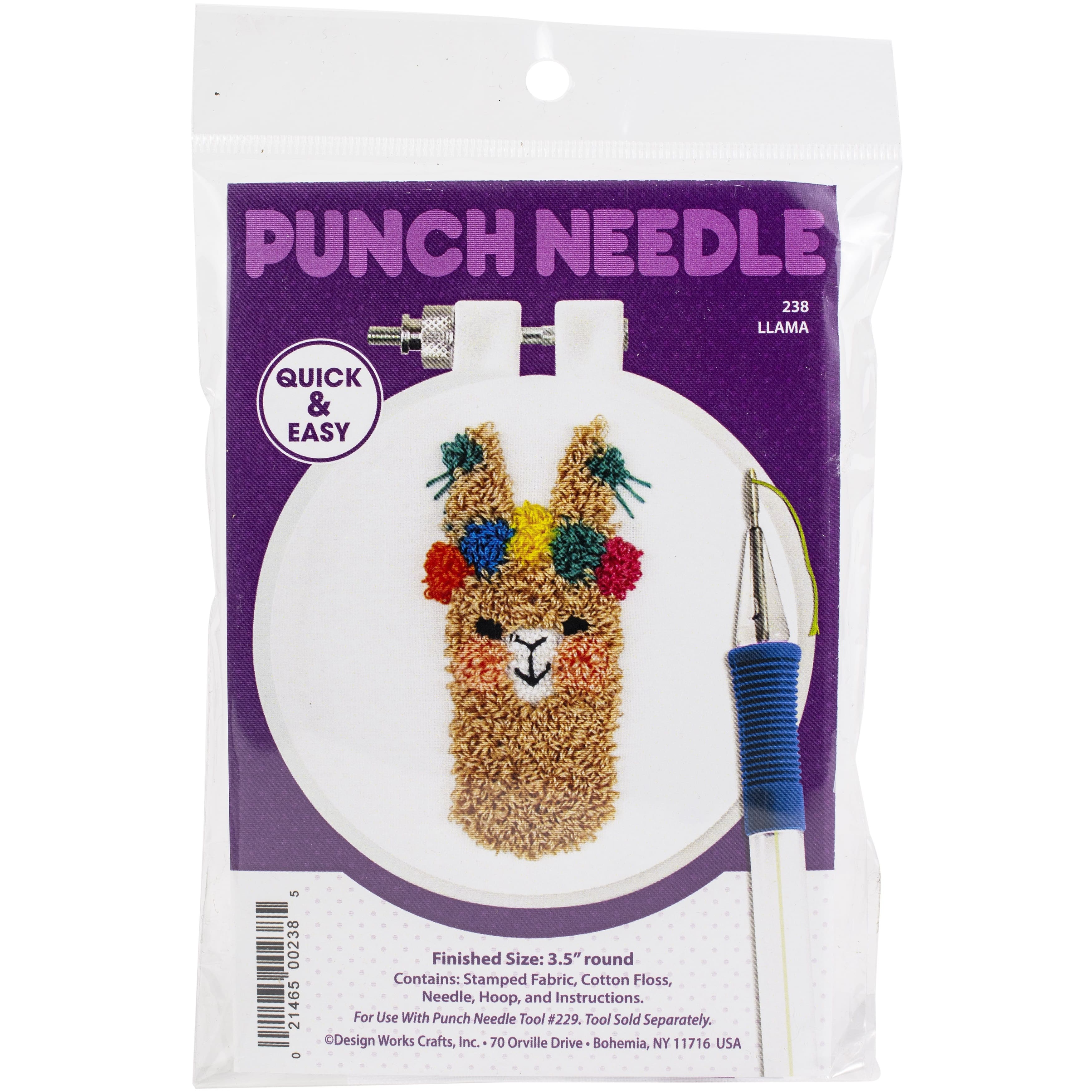 Design Works™ Llama Punch Needle Kit