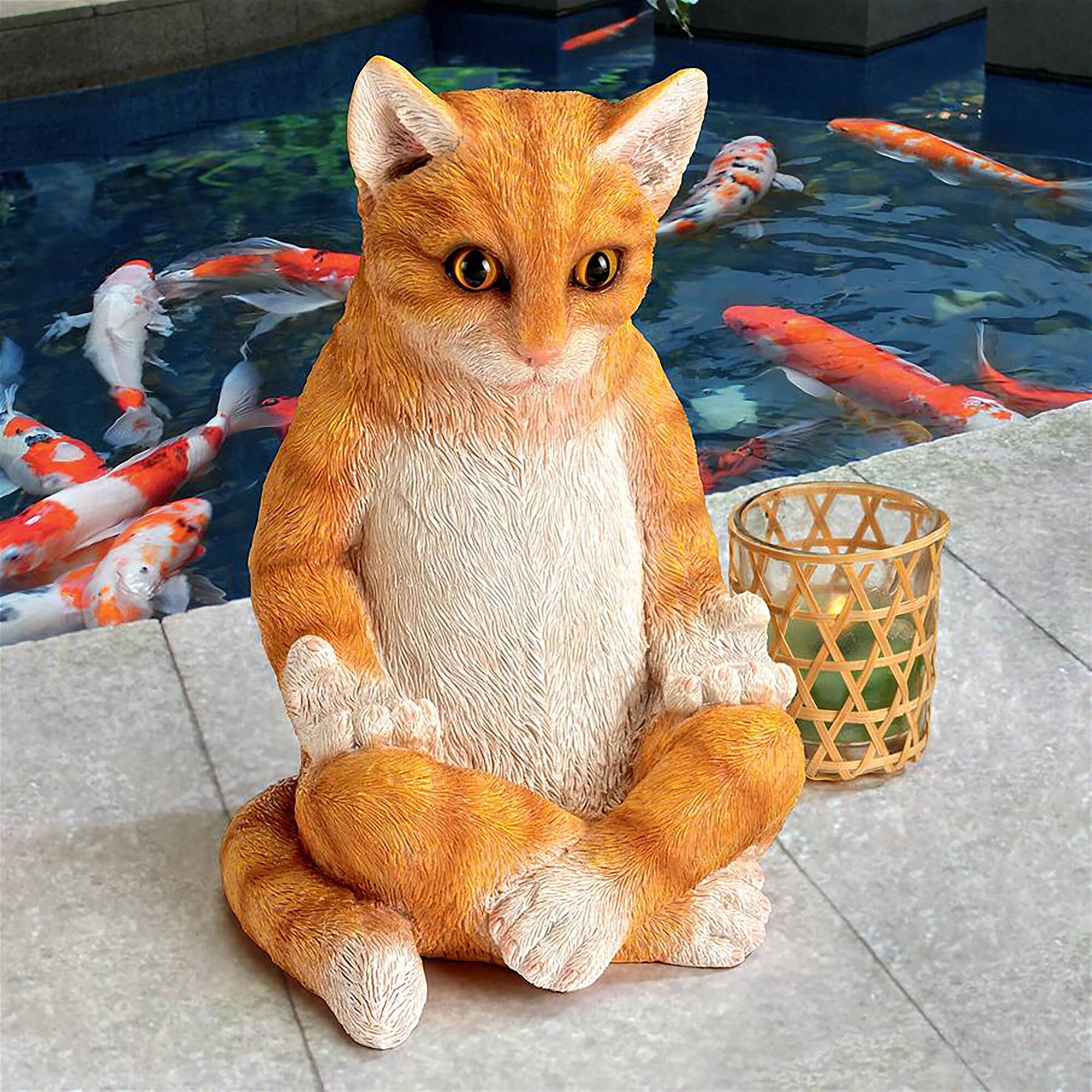 Design Toscano 9" Zen Kitty Meditating Cat Statue