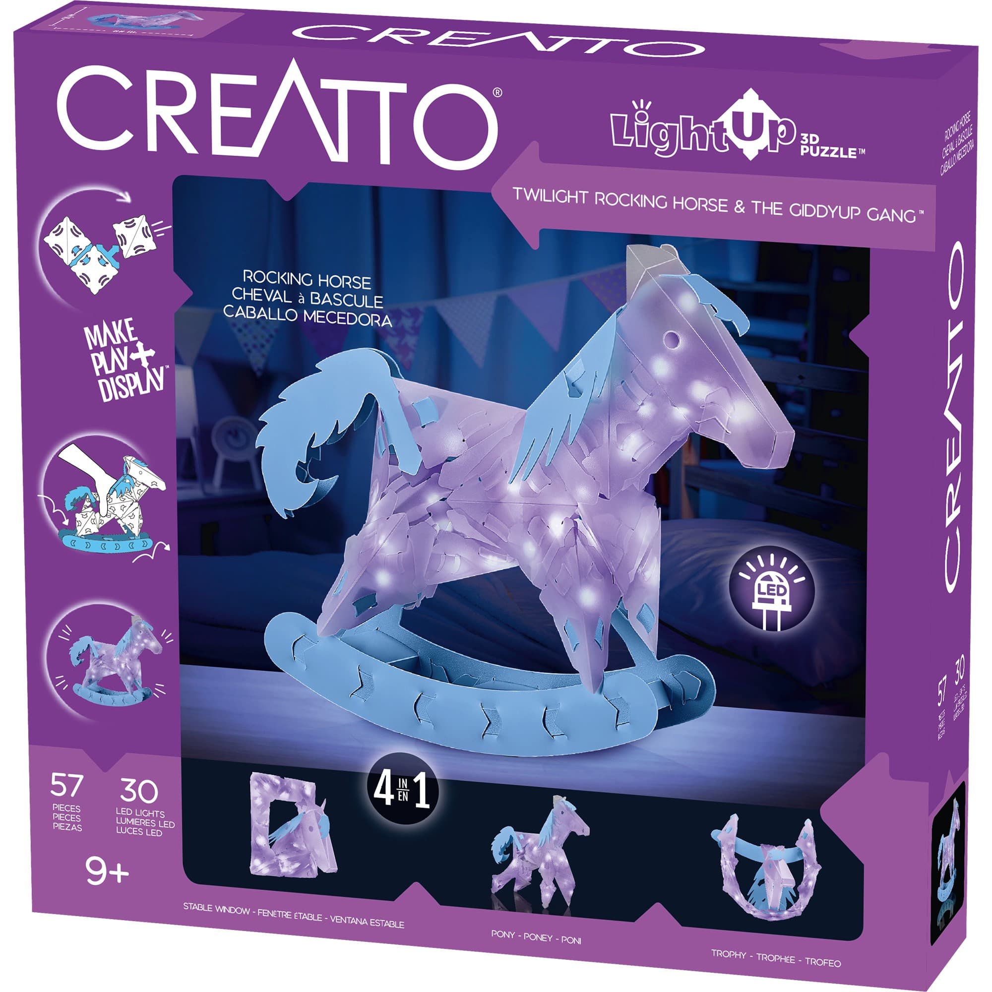 Thames &#x26; Kosmos Creatto&#xAE; Twilight Rocking Horse &#x26; The Giddyup Gang
