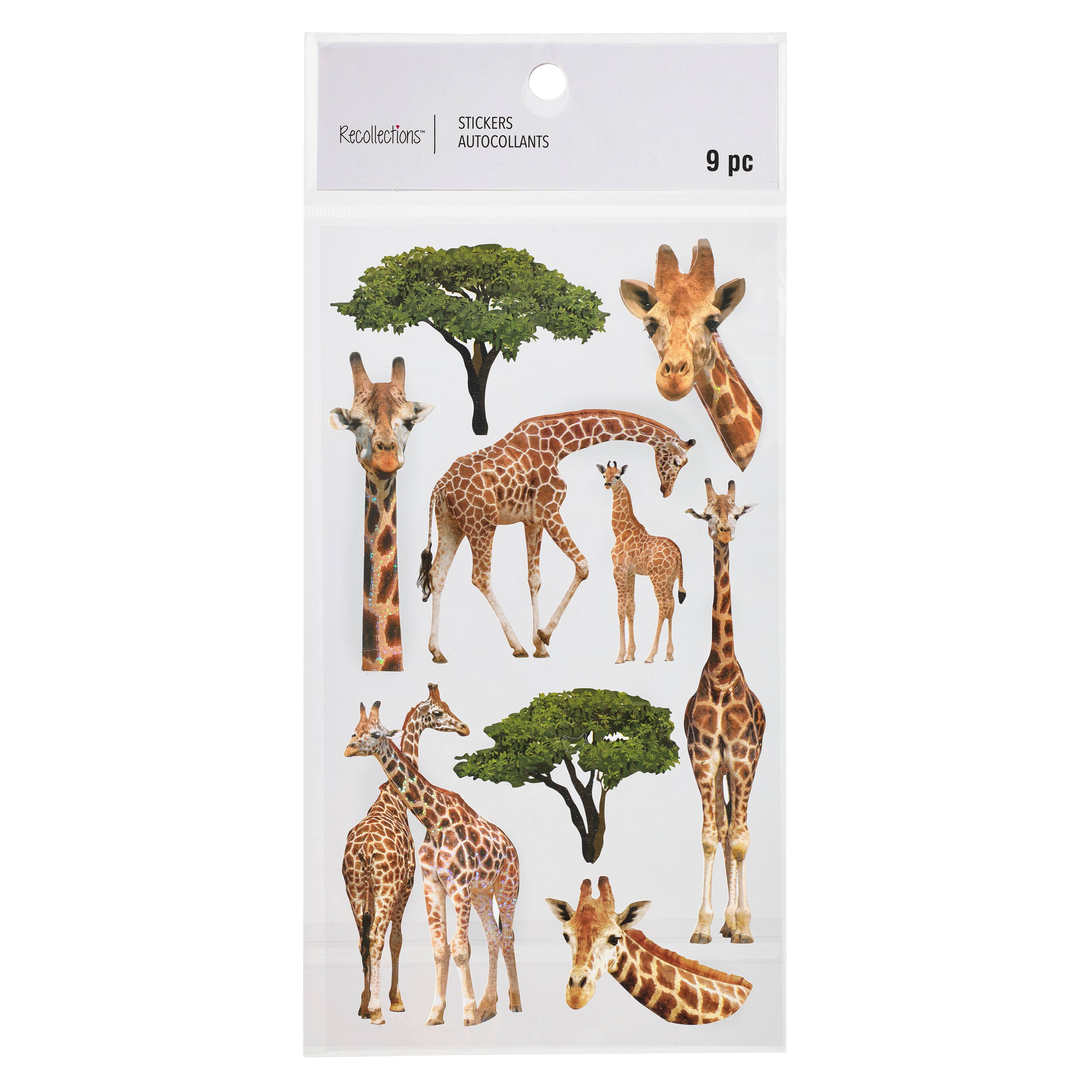 12 Pack: Giraffe Stickers by Recollections™