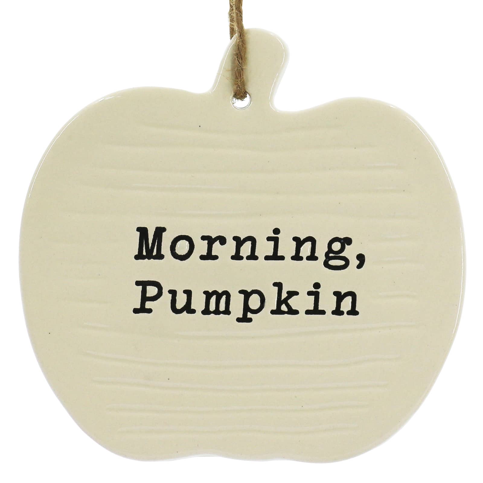 5.5&#x22; Morning Pumpkin Ceramic Wall D&#xE9;cor by Ashland&#xAE;